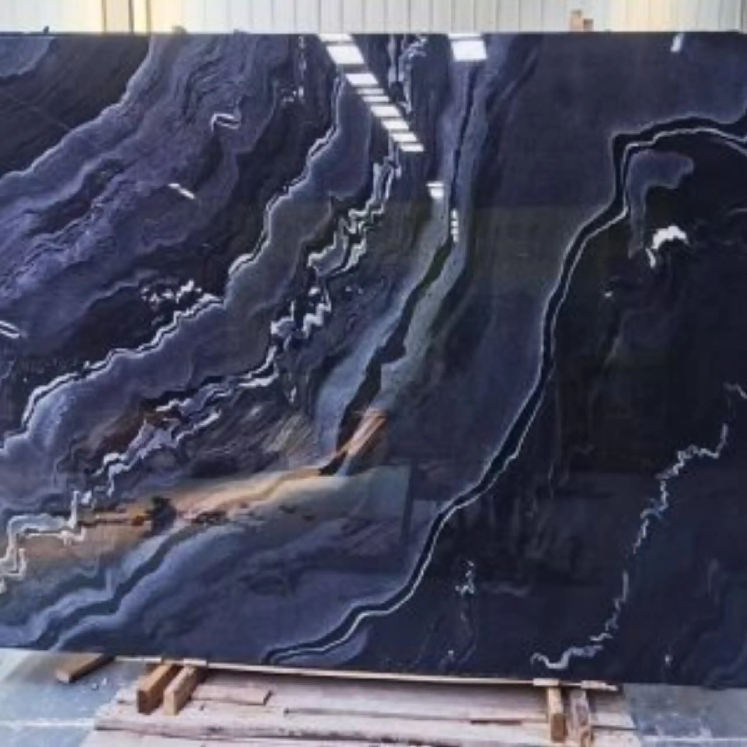 Dalle de marbre galaxie noire1