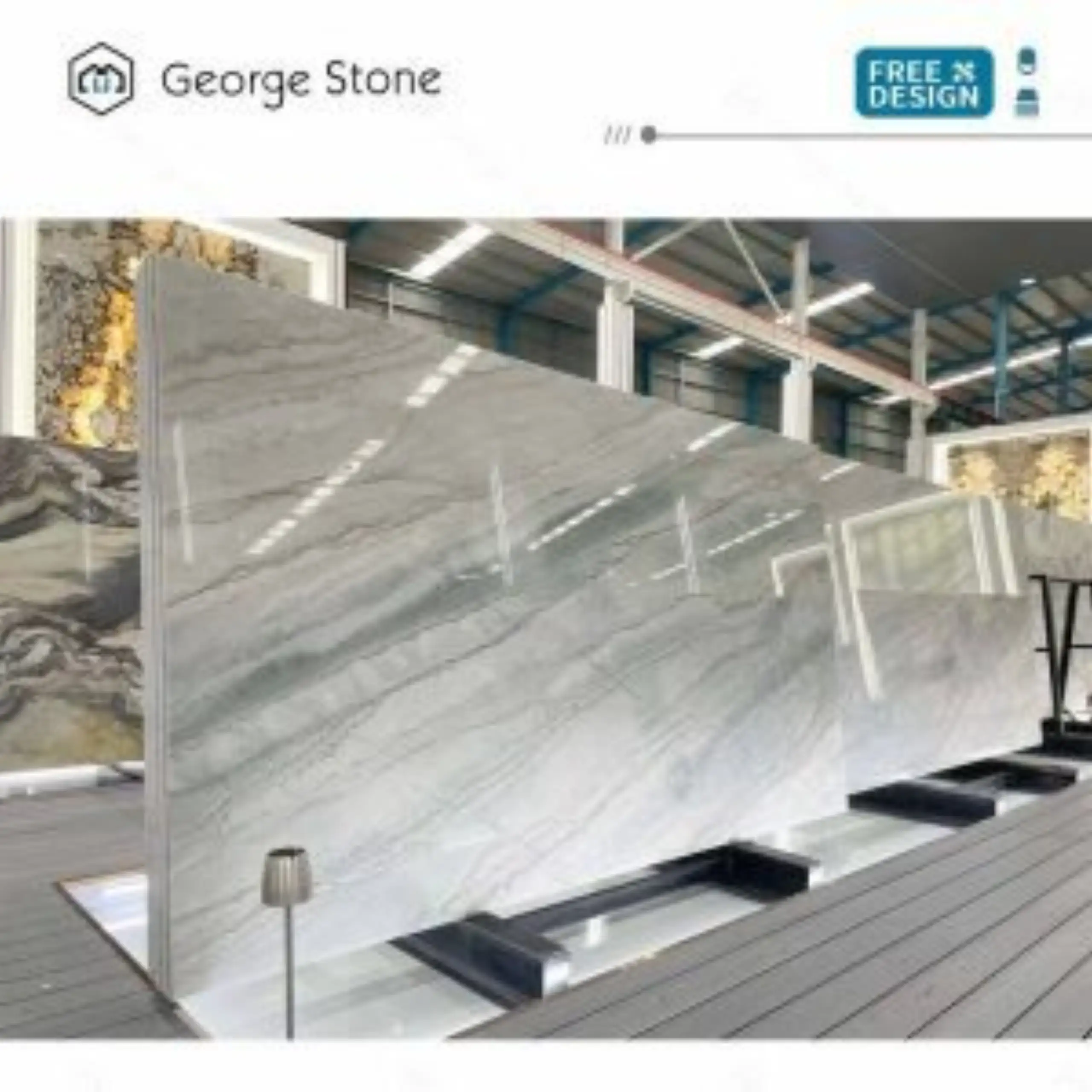 Luce Di Luna Quartzite slab2