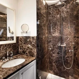Marron Emperador Marble Bathroom Shower Wall Marron Emperador Marble Bathroom Shower Wall