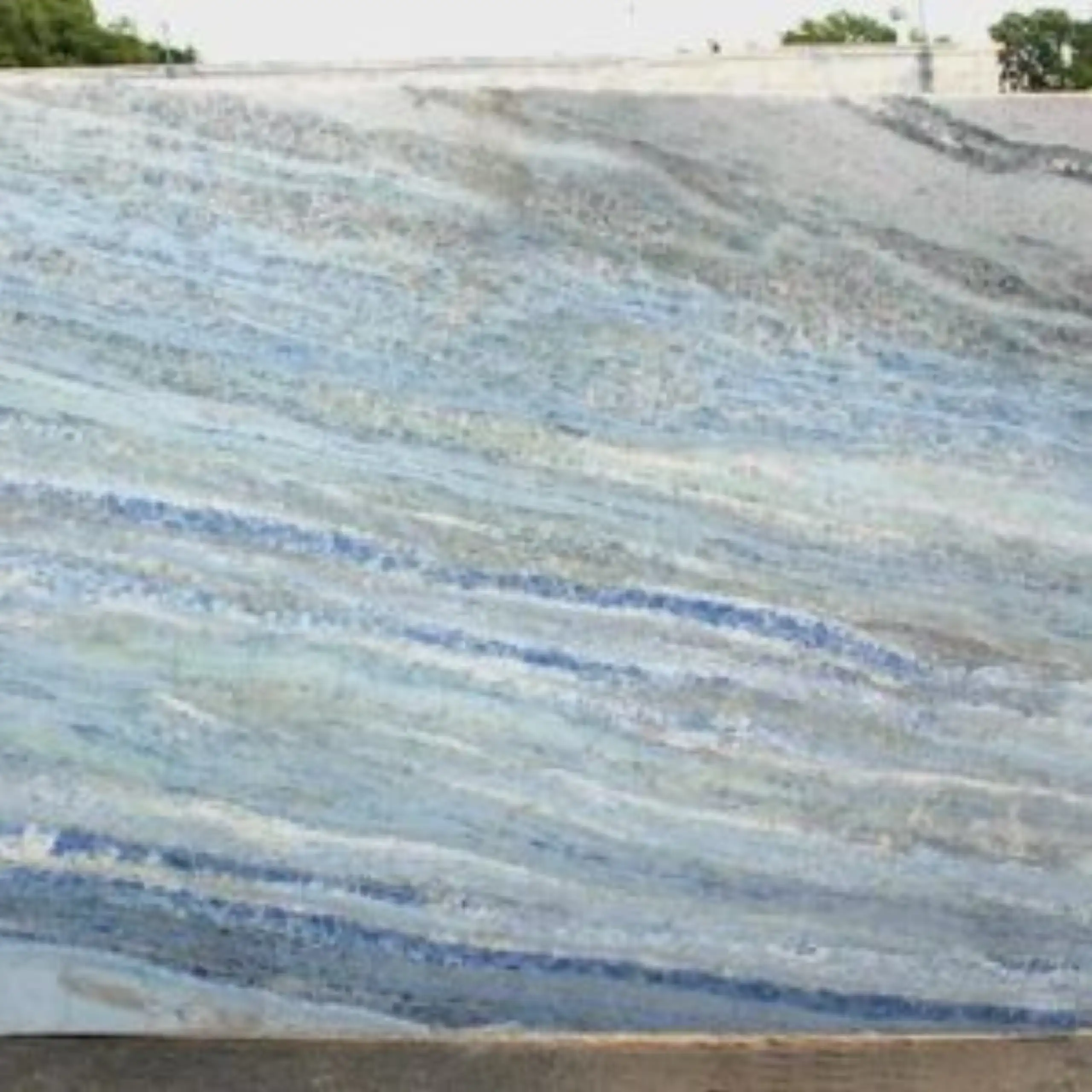 calcite azul quartzite slab