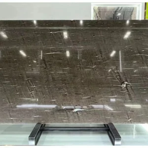 ocean black marble slab polished