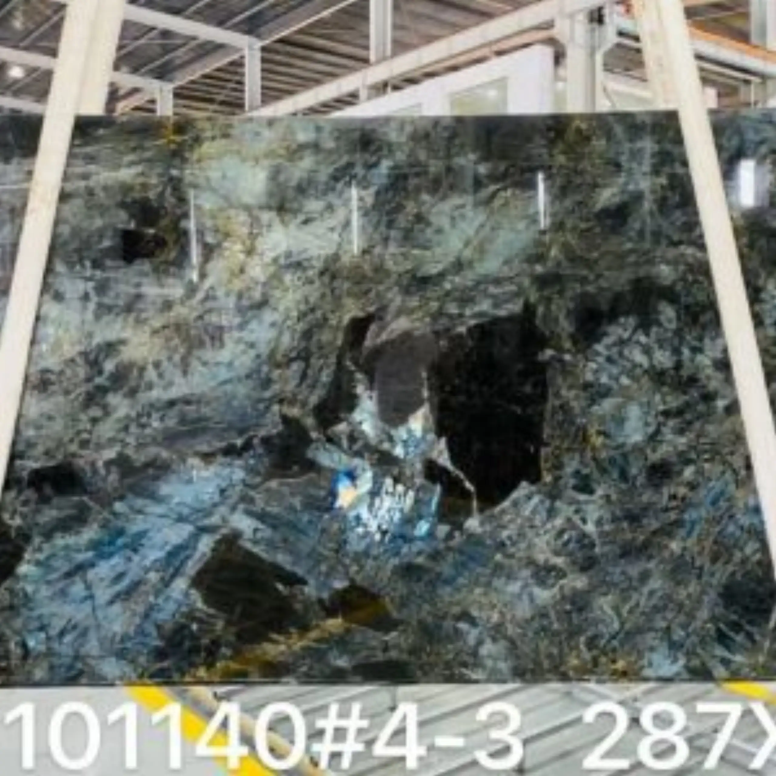 Labradorite Green Granite Slab1