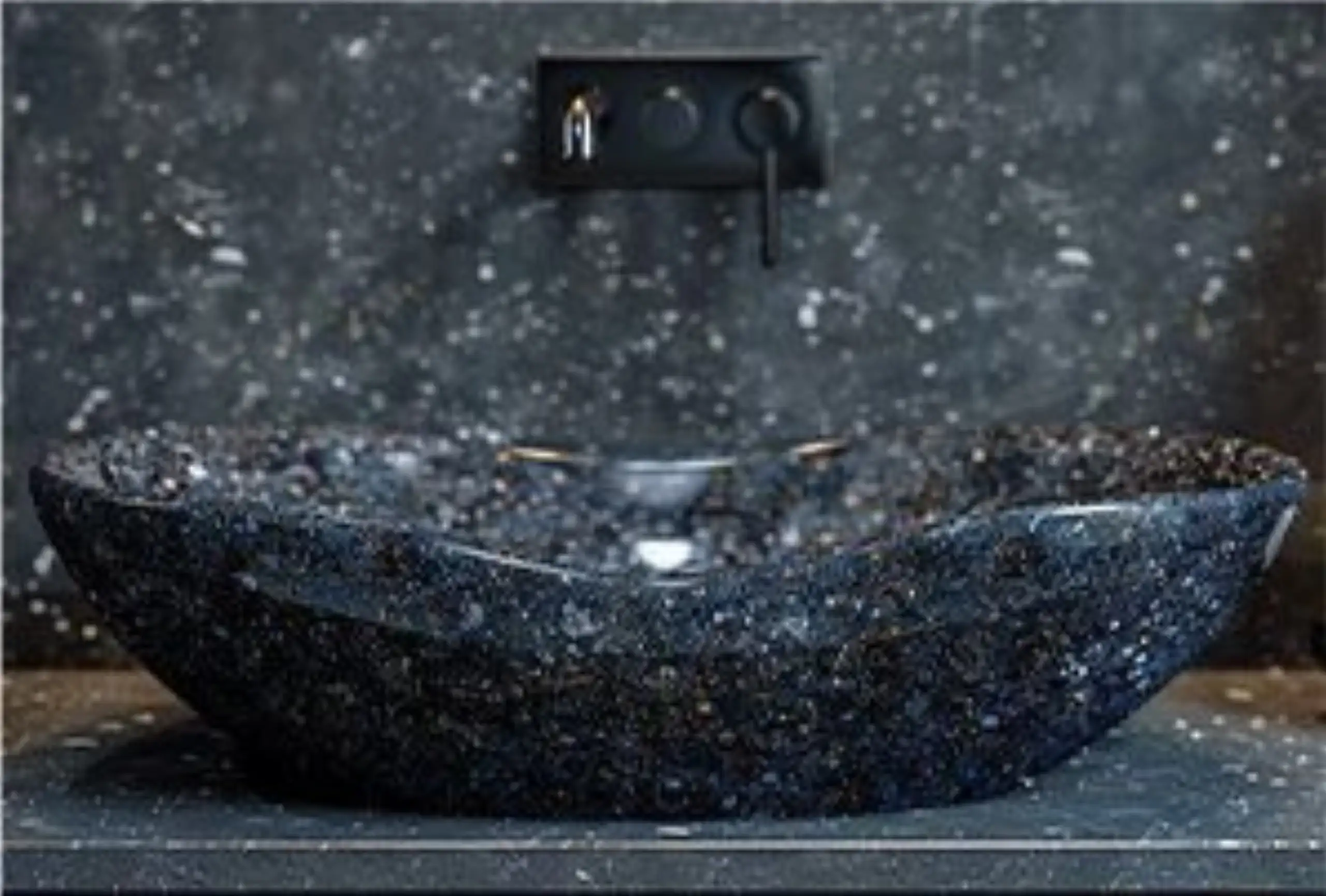blue granite basin