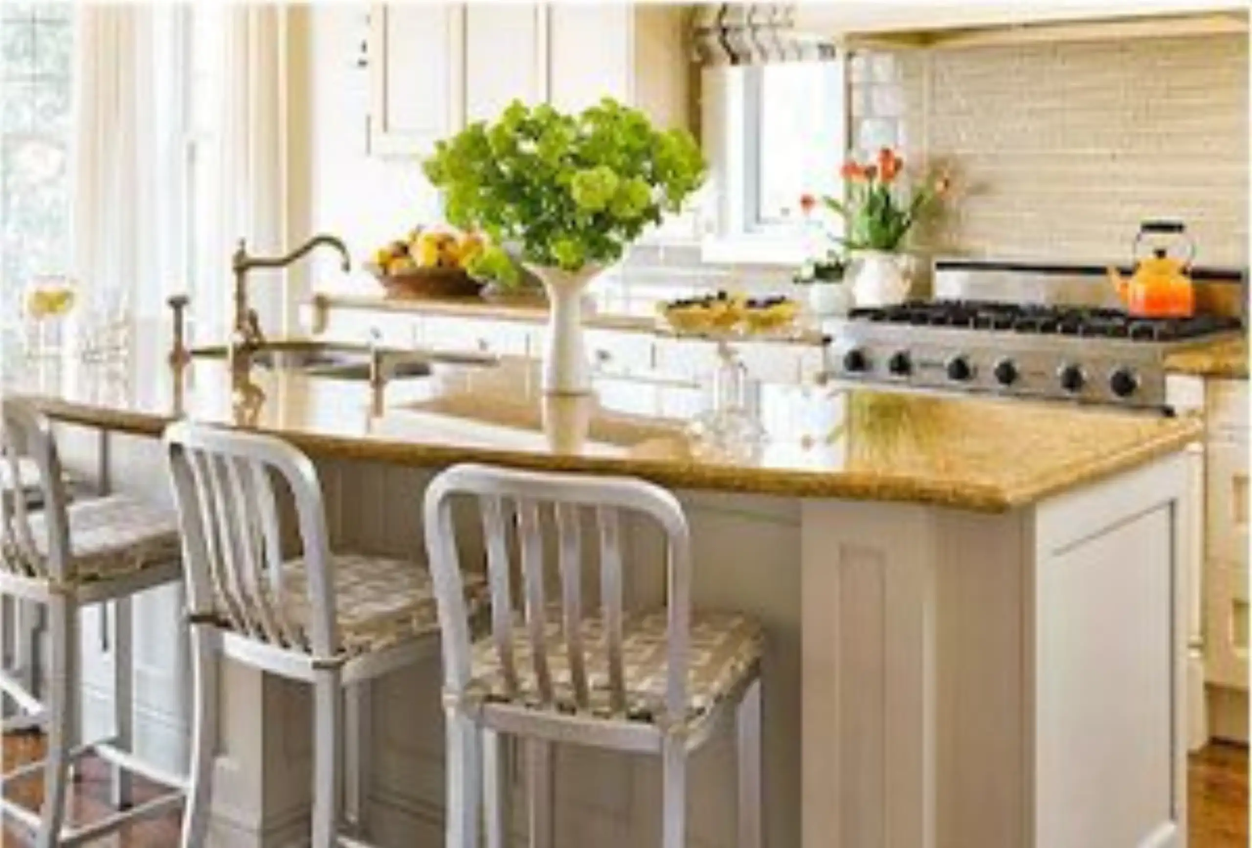 gold granite kitchen countertop