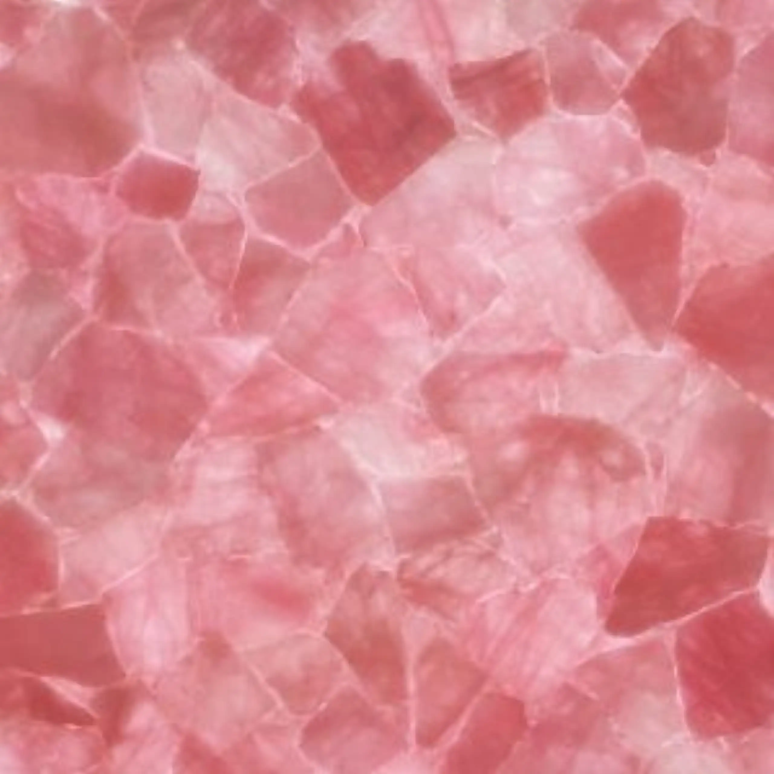 losa de cristal de cuarzo rosa