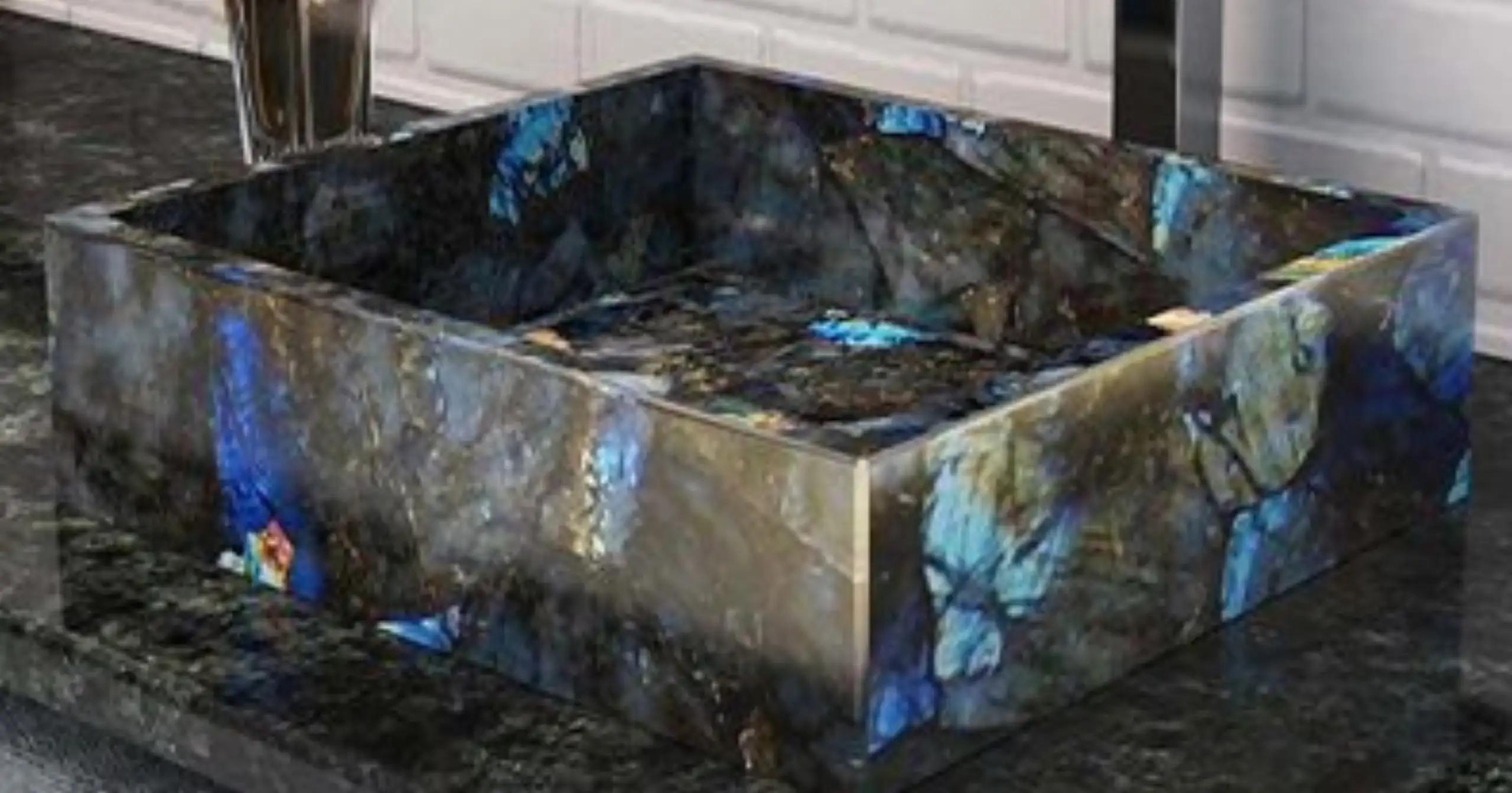 Custom gemstone sinks