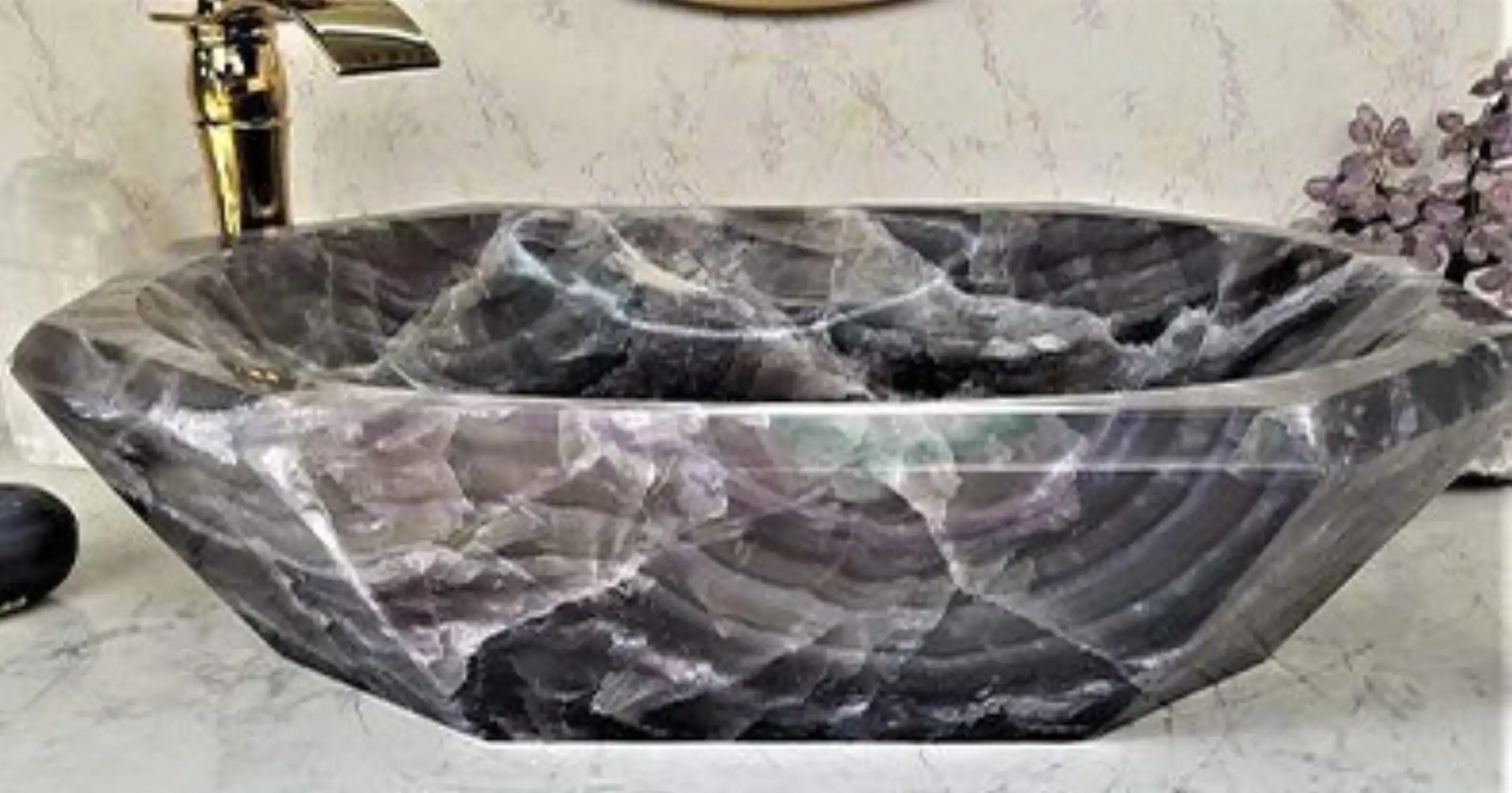 Gemstone kitchen sinks