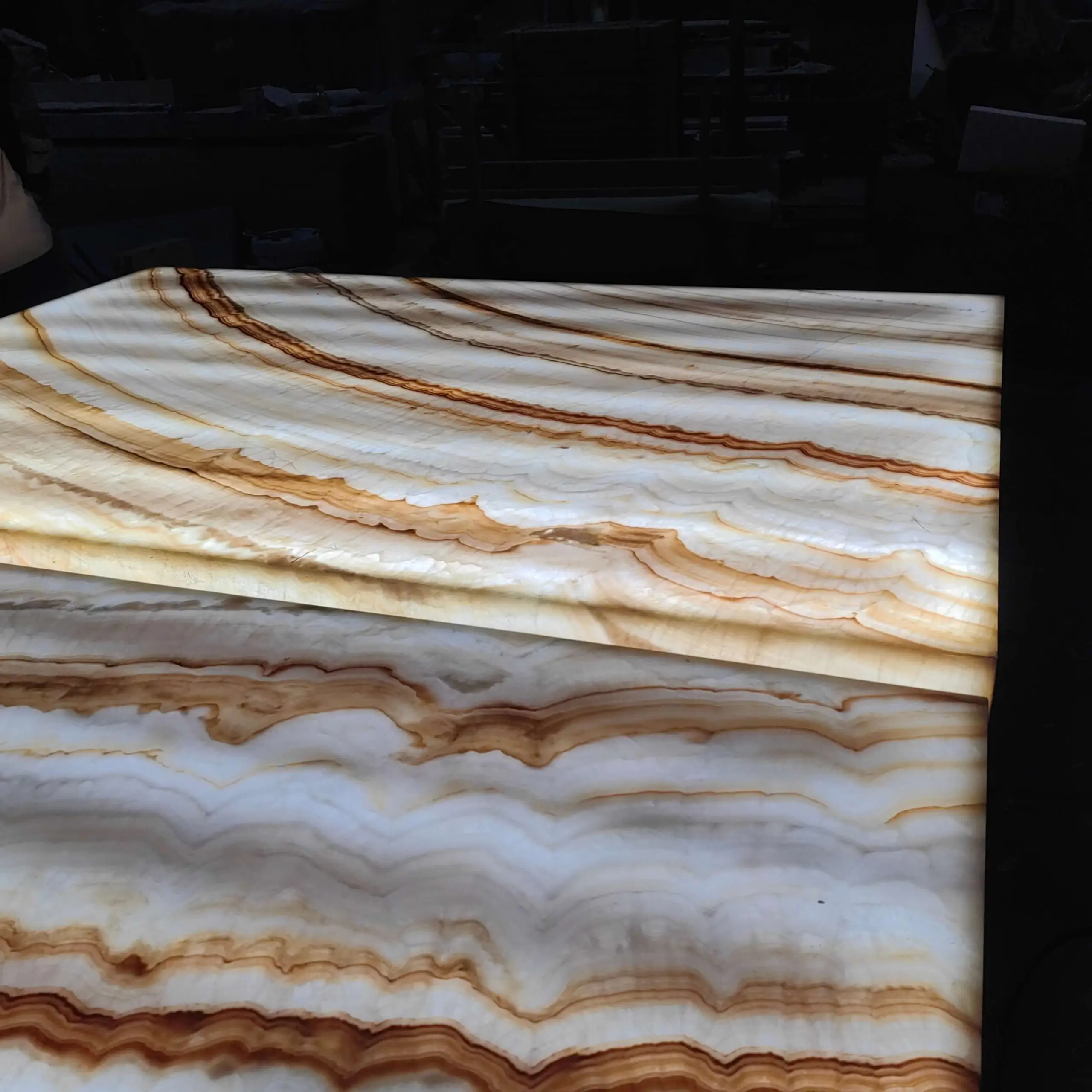 Onyx Countertop Project in Dubai scaled