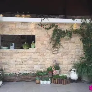 Texas Cream Limestone wall cladding