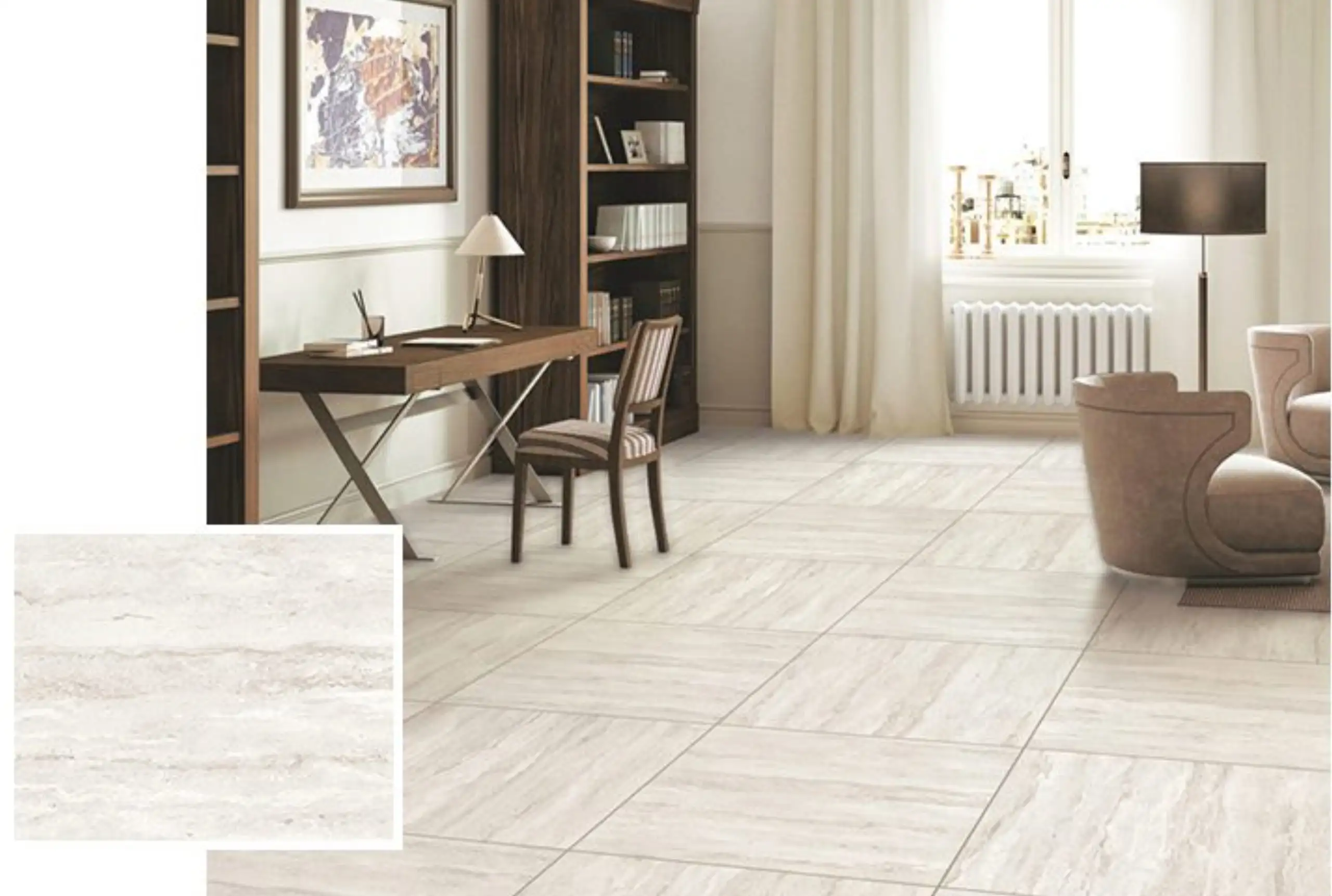 Travertine material Gold
