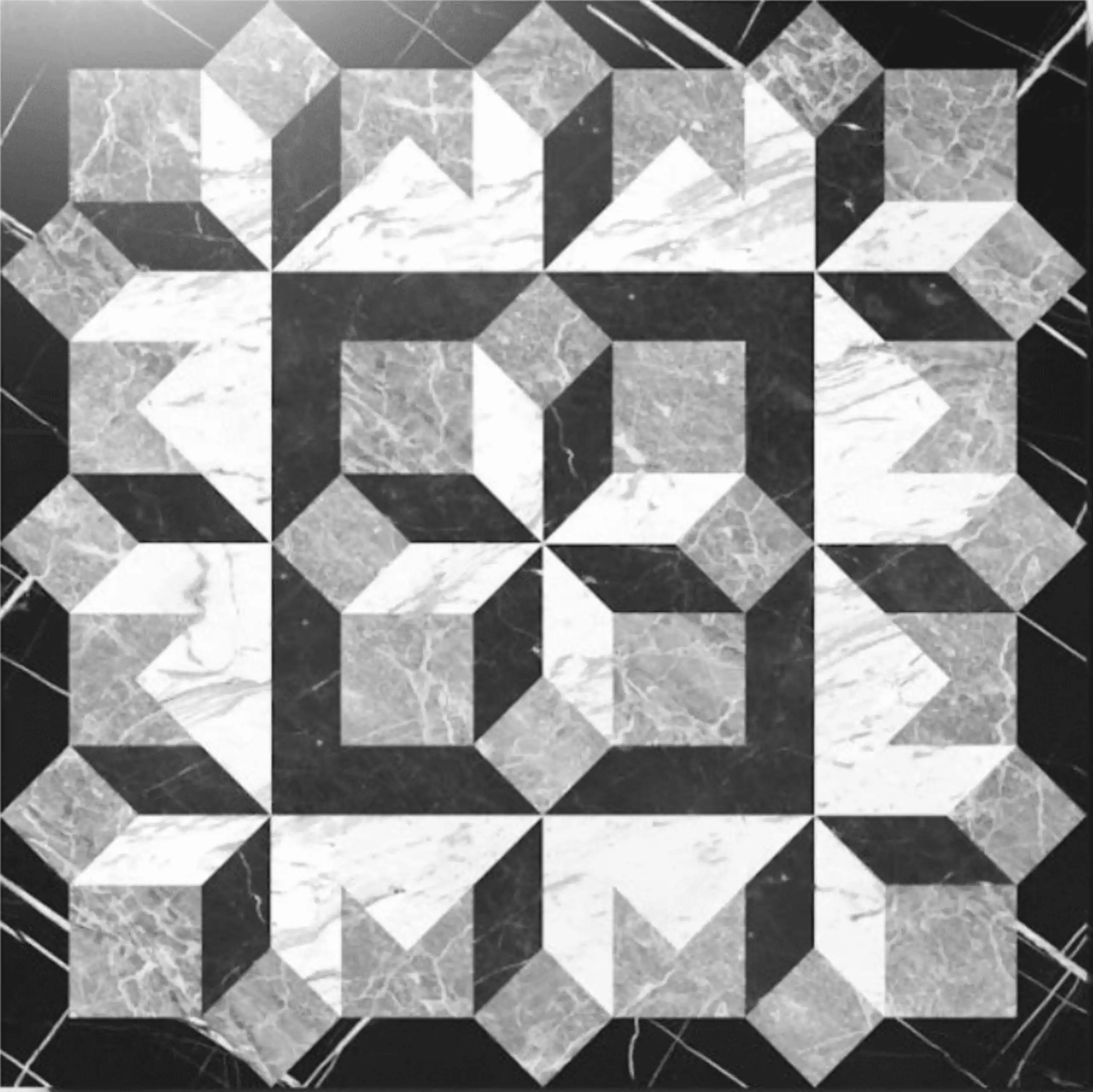 Compass Tile Floor Medallions21