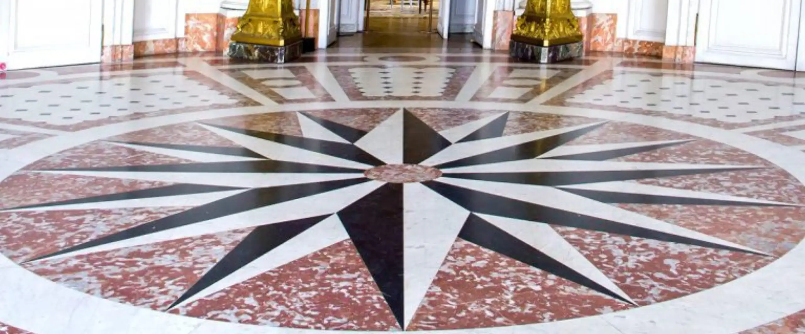 Compass Tile Floor Medallions img