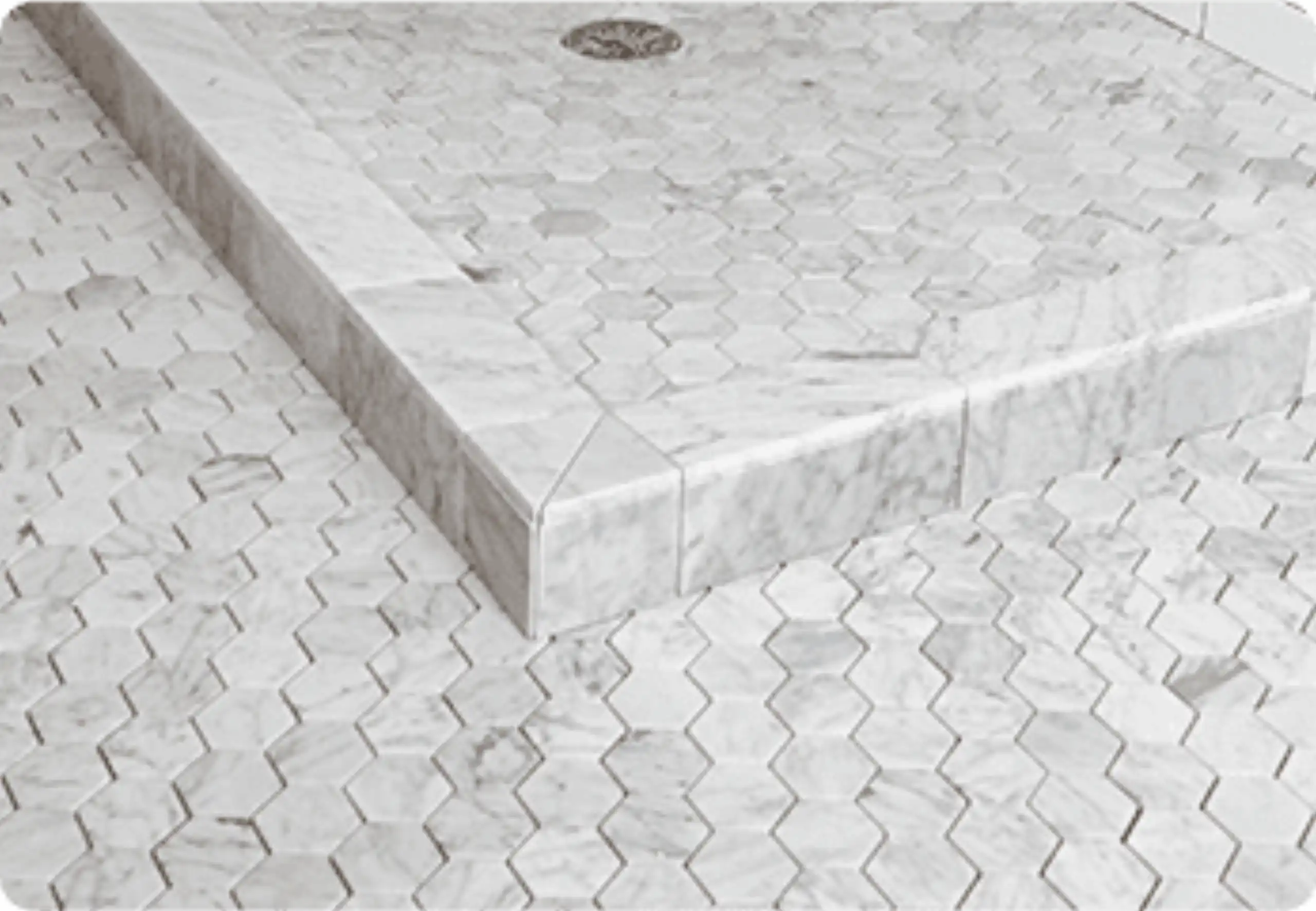 Decorative marble mosaic