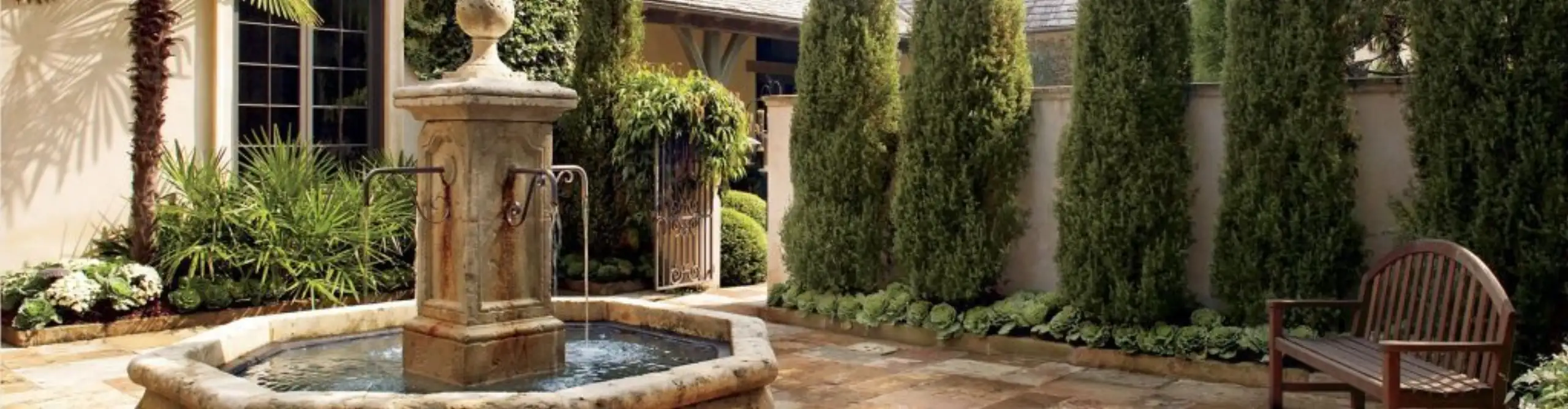 Limestone Fountain