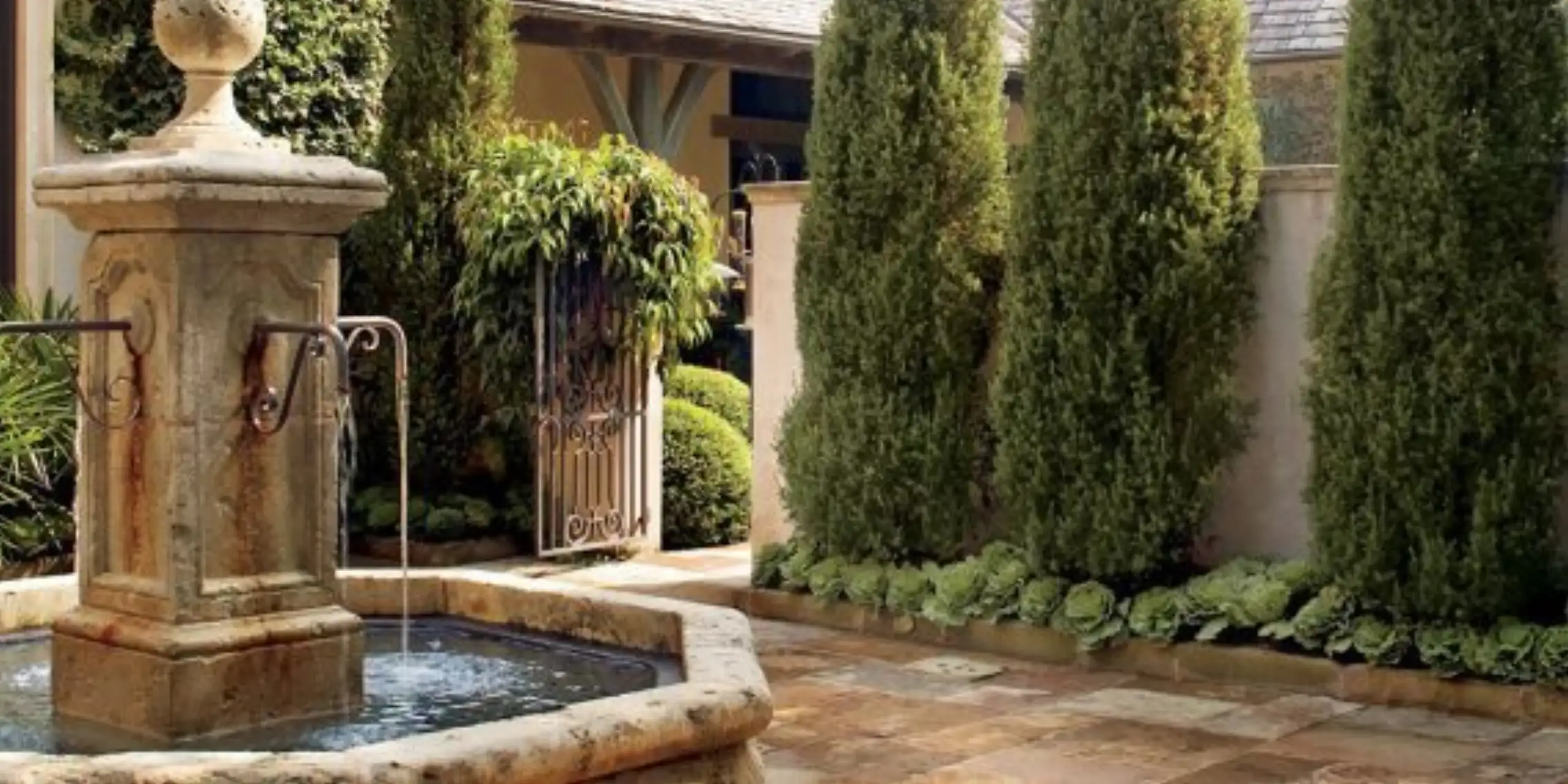 Limestone Fountain