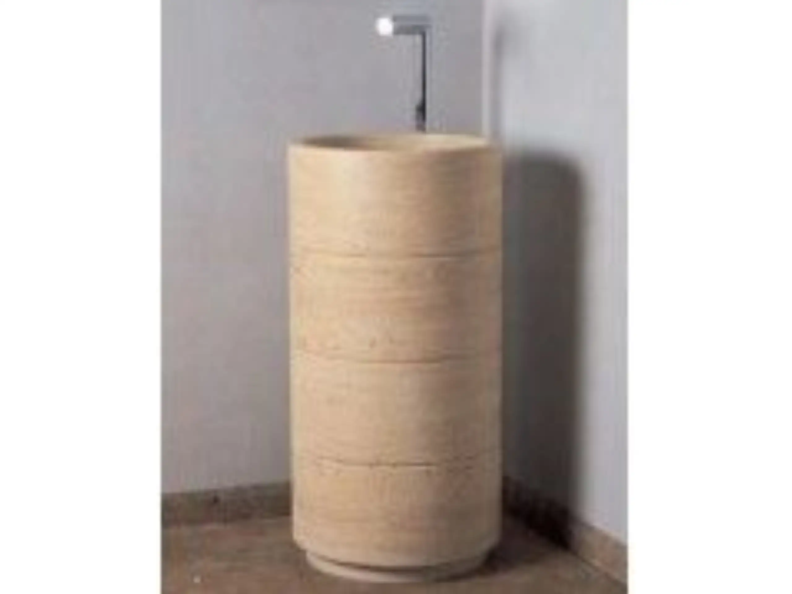 Travertine Pedestal Sink38