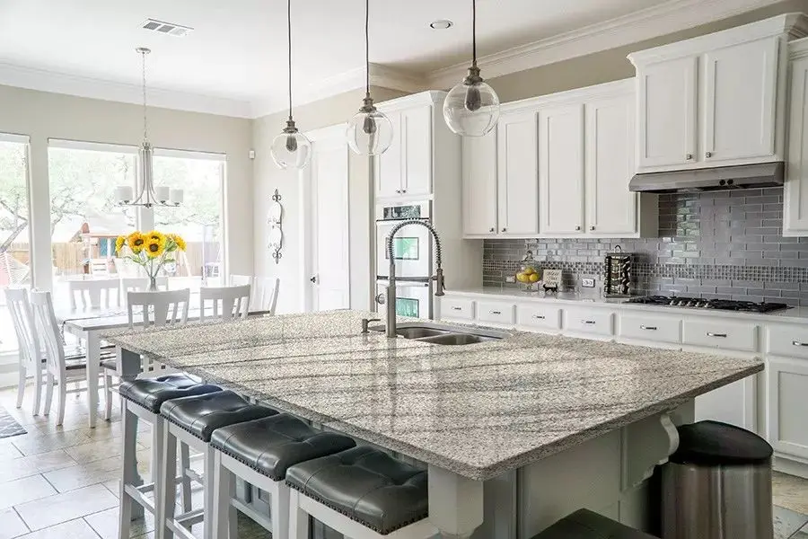 Viscon White Granite kitchen countertop