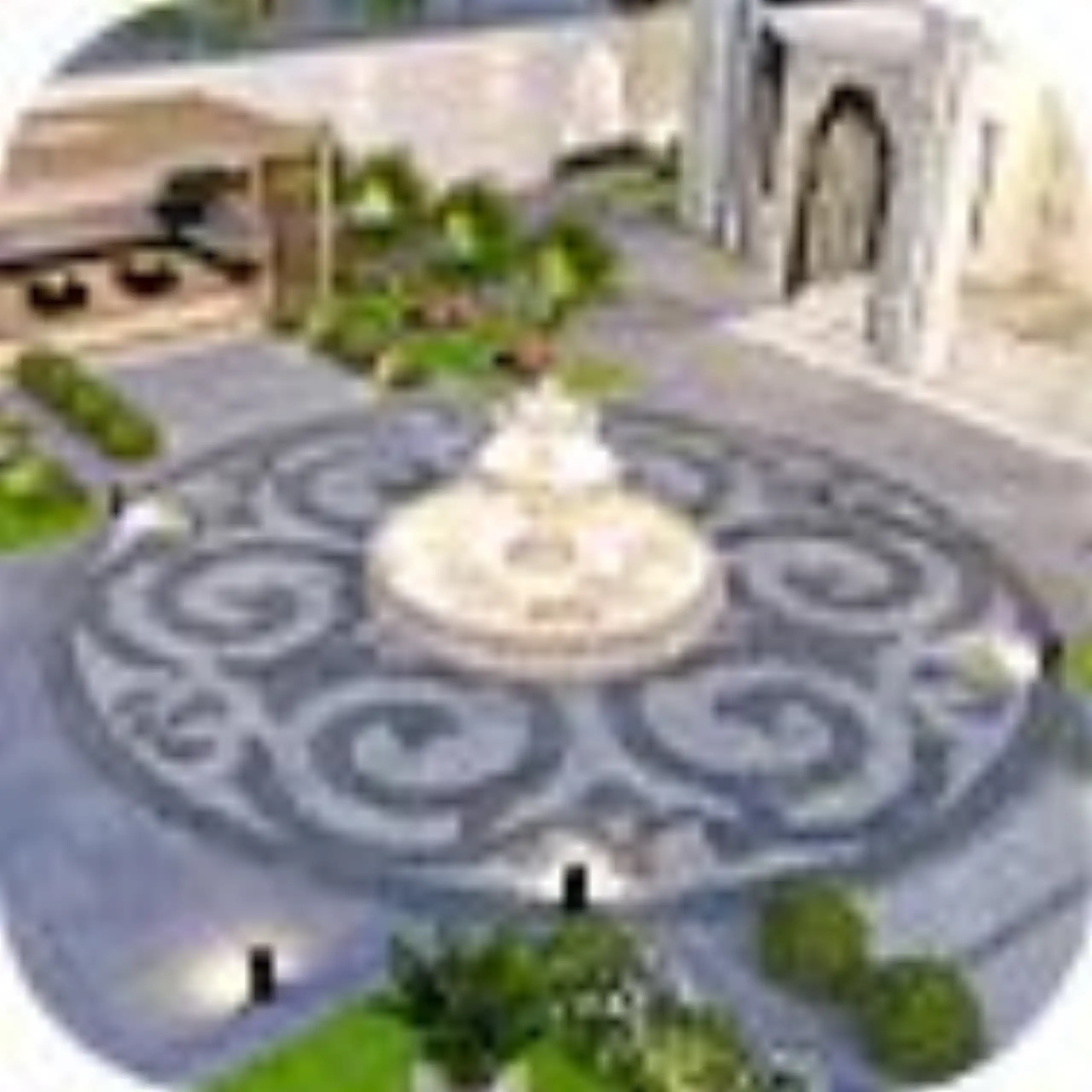 Outdoor Stone Medallion 1 1