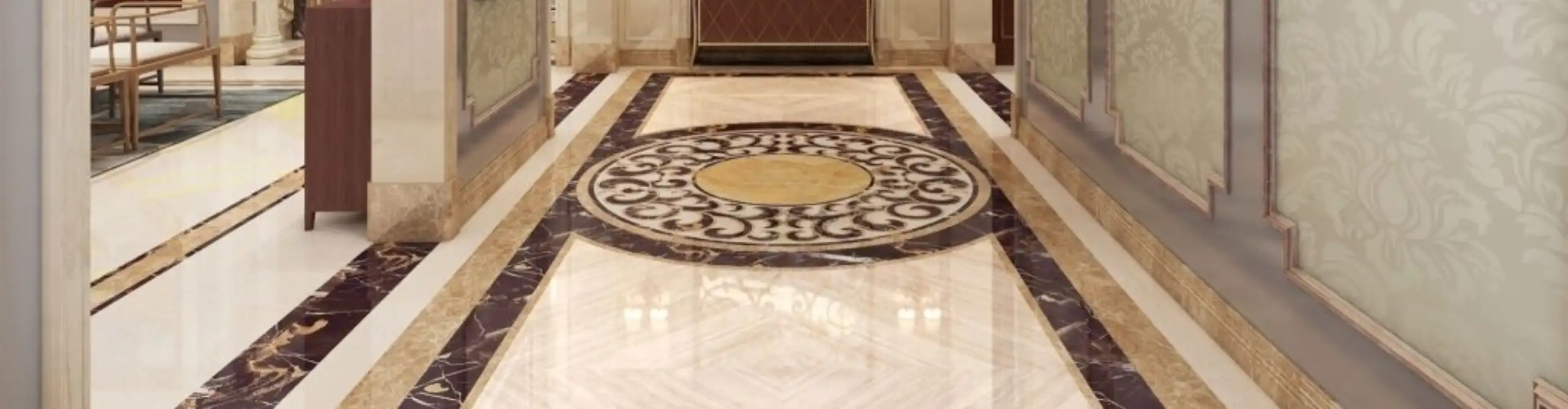 Rectangular Marble banner