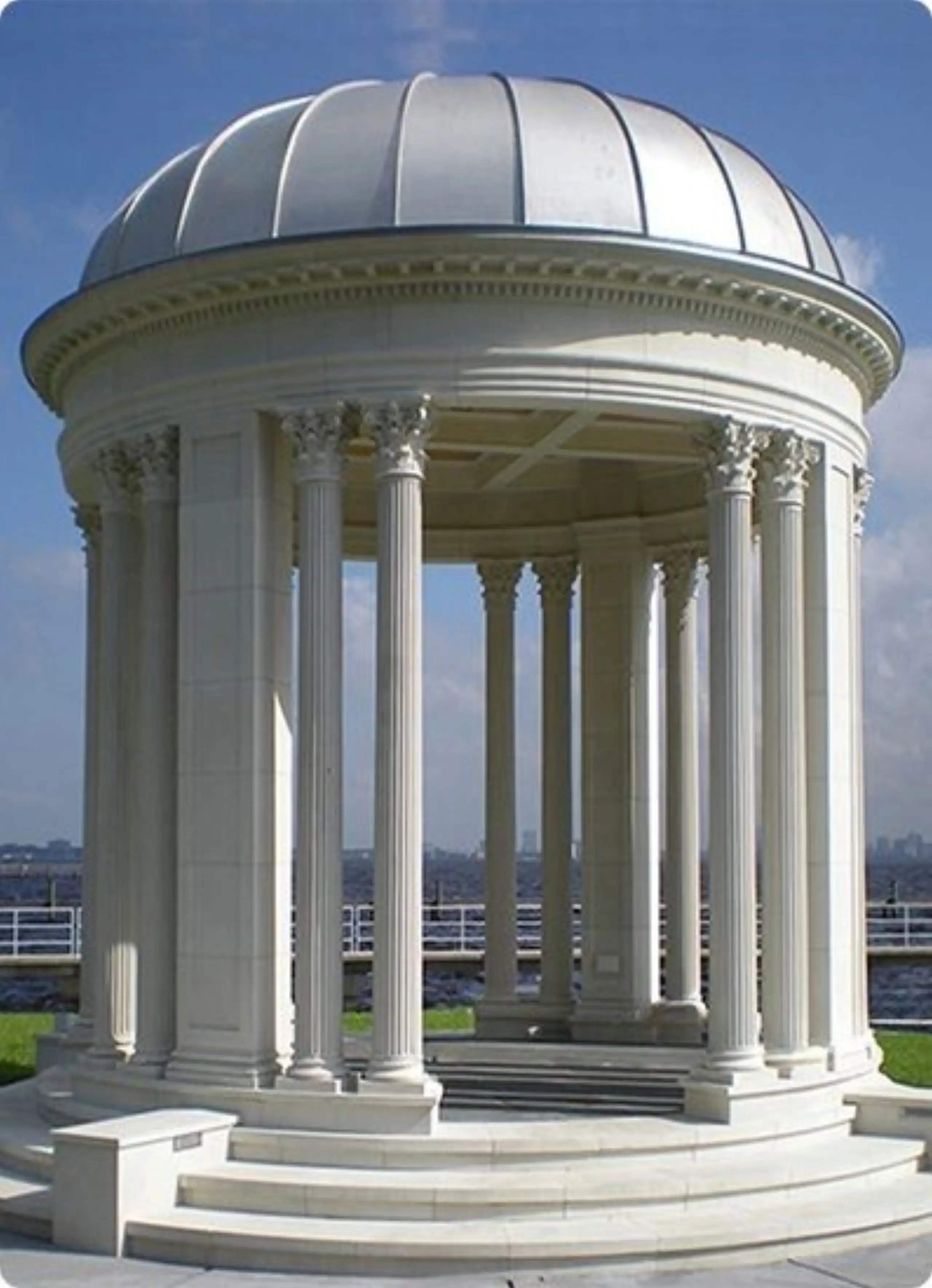 Round Circular Stone Gazebos