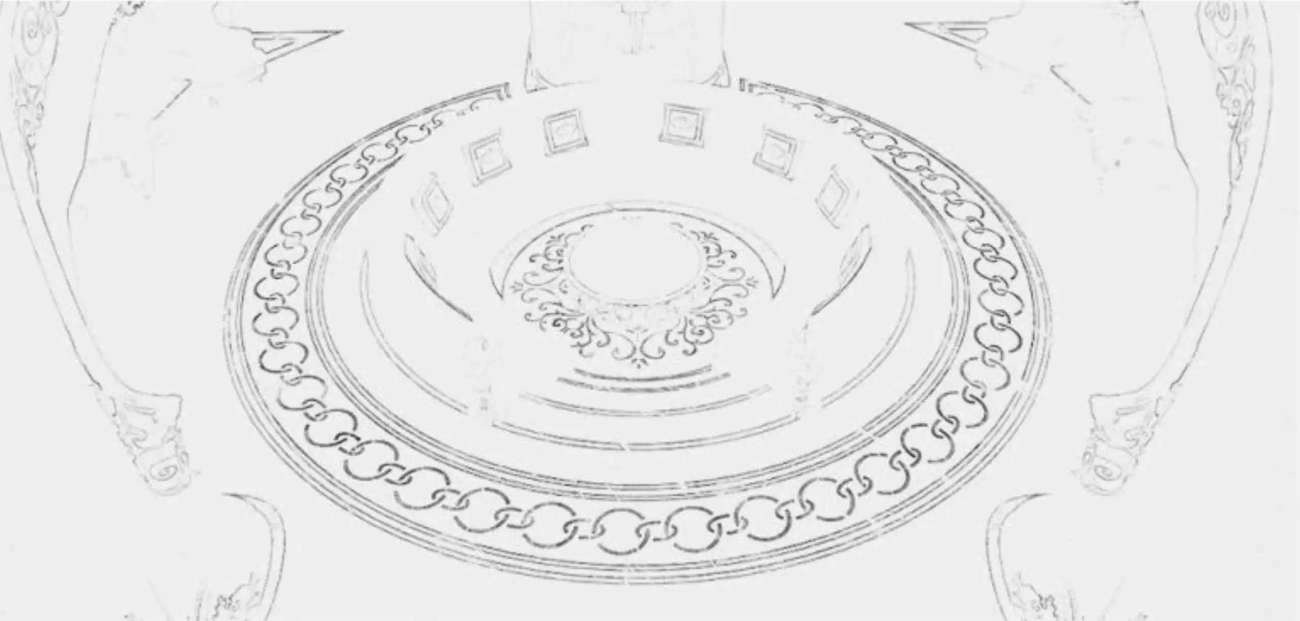 Round Marble Stone Medallion imag 2