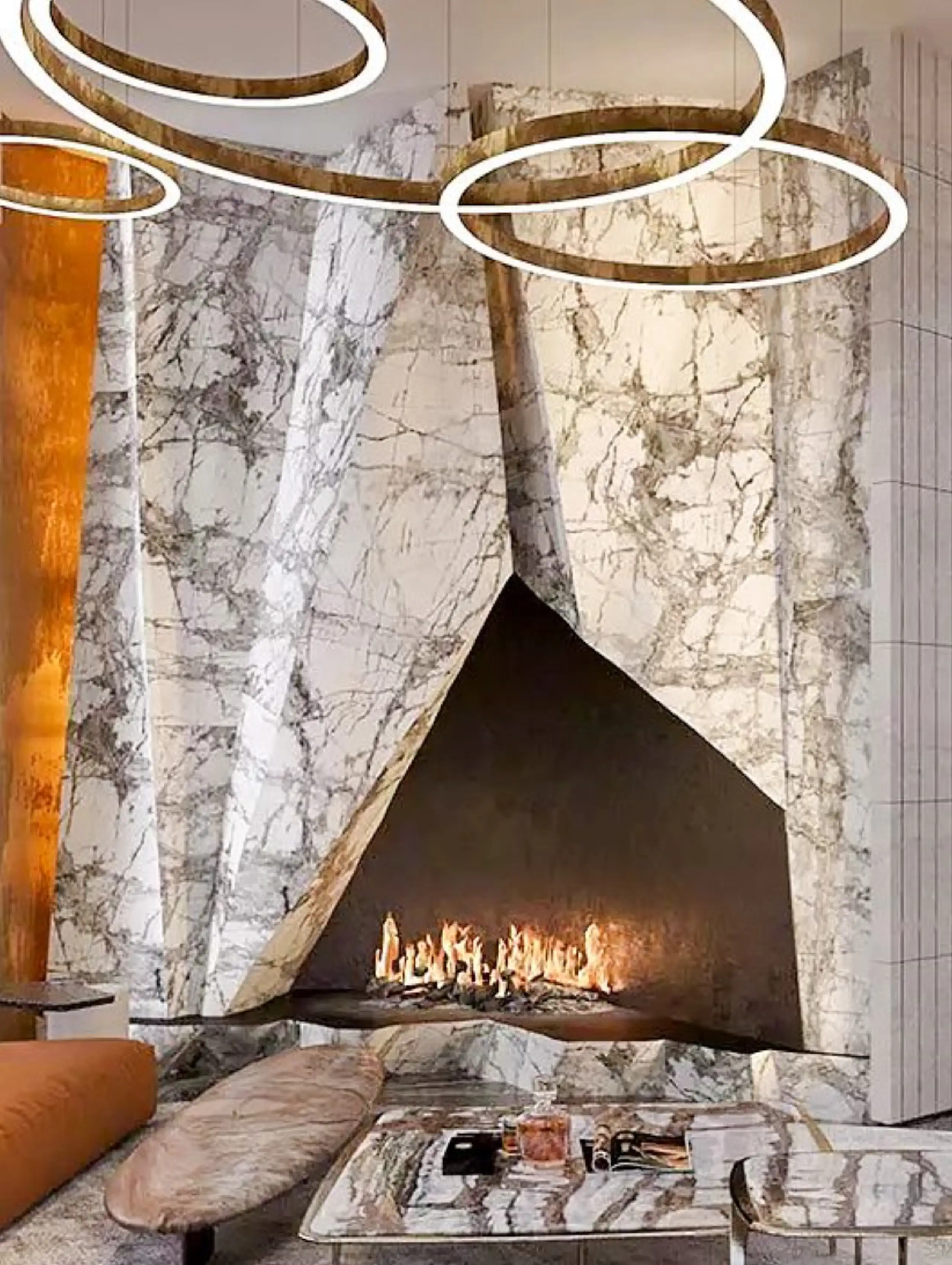Chimenea de piedra
