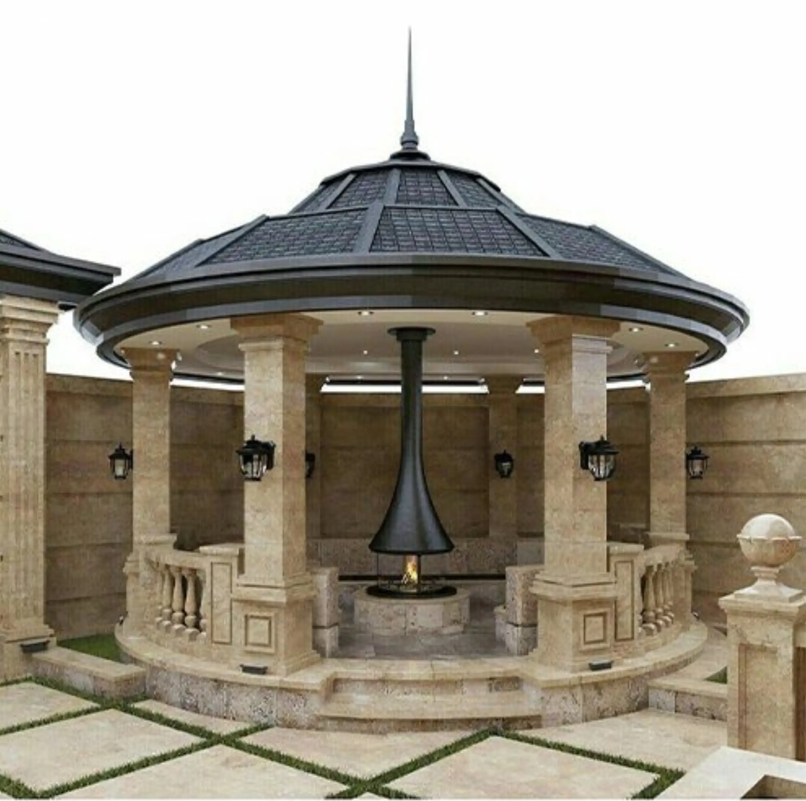 Stone Gazebo imag