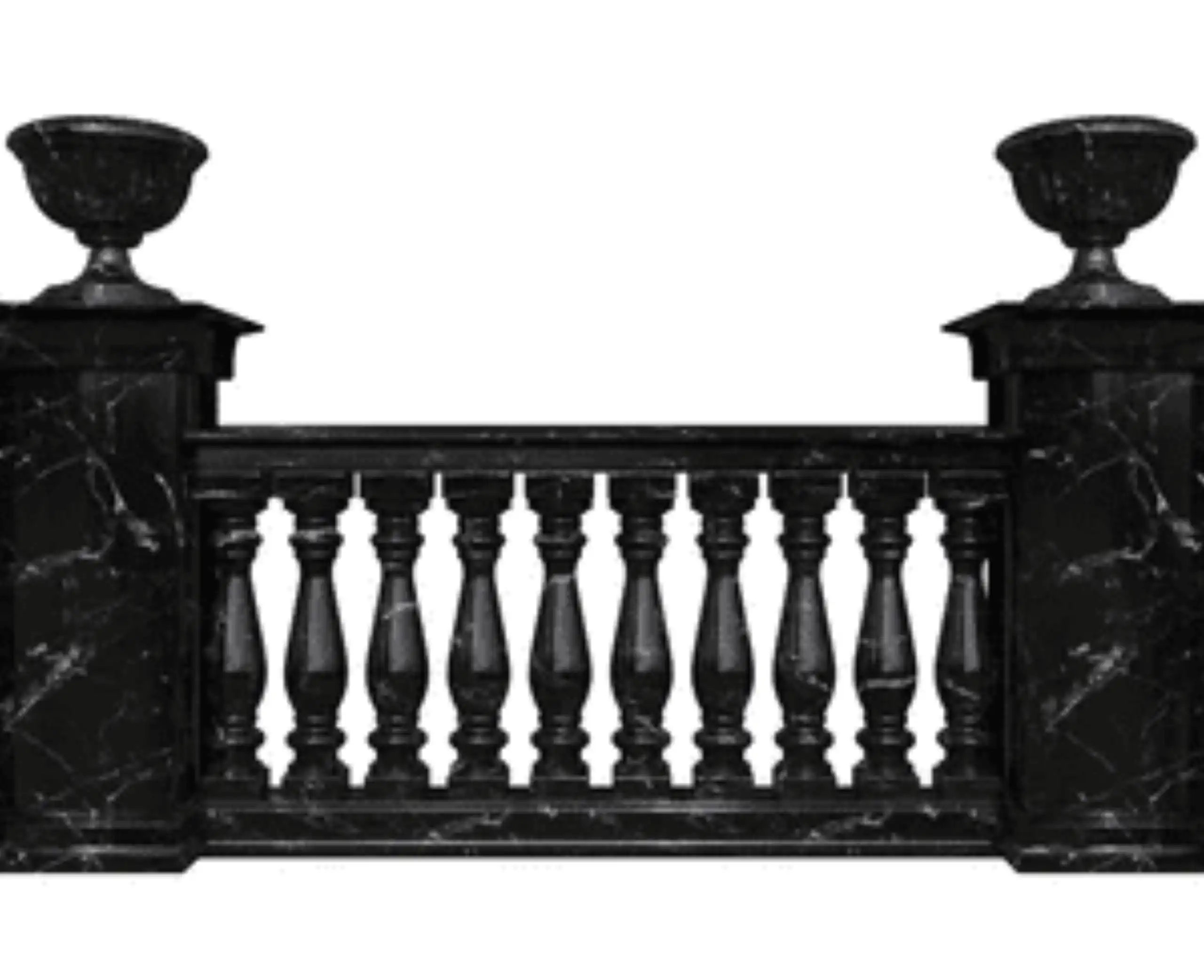 black marble railings1