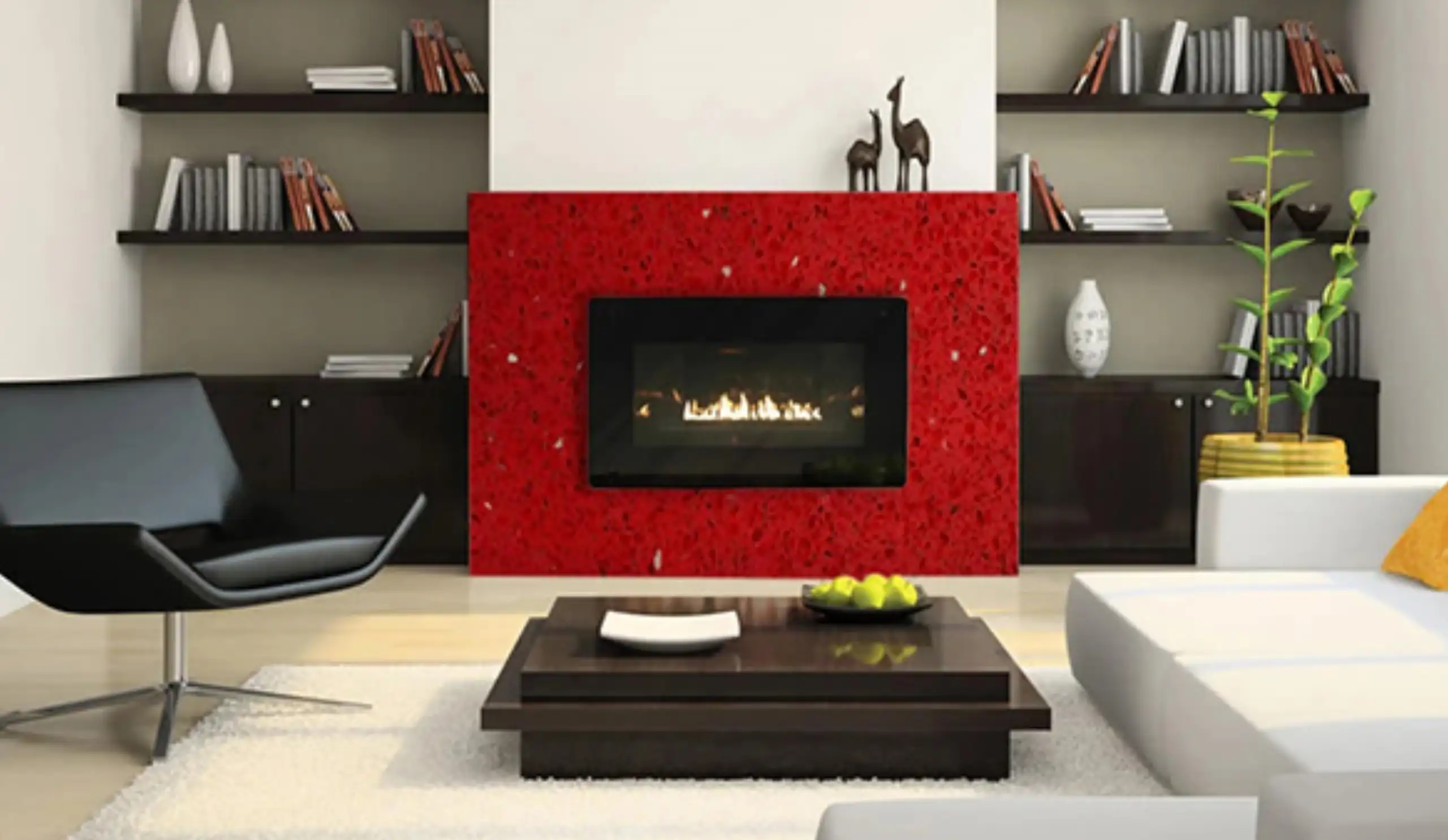 Red Quartz Countertops imag56