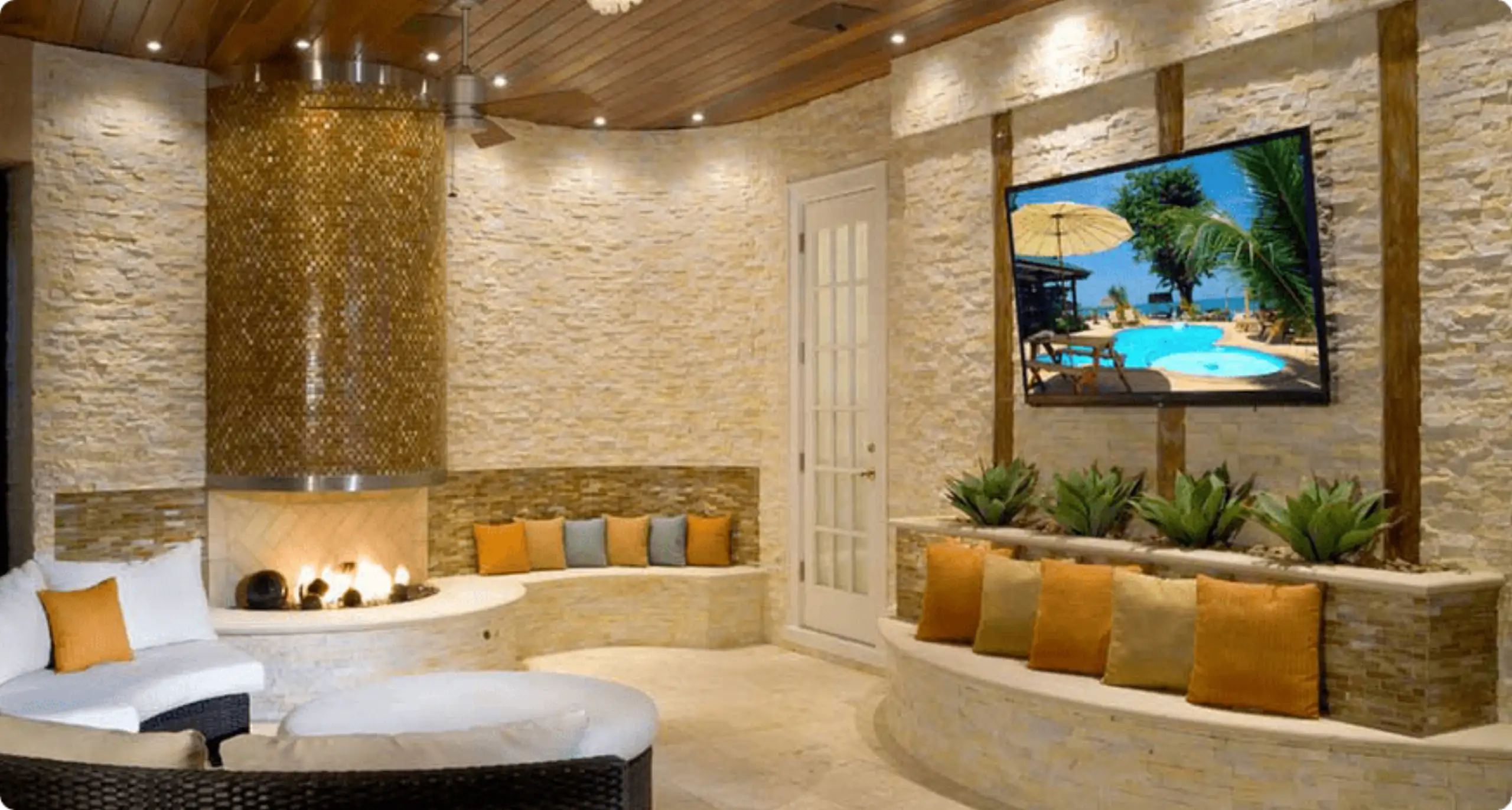 beige and yellow quartz countertop 14