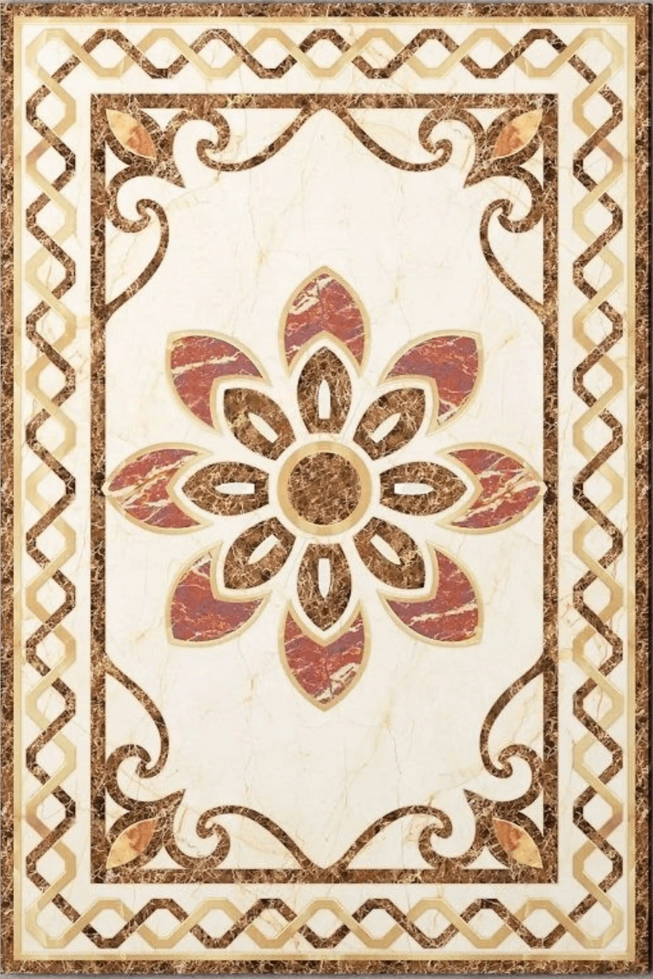 rectangular marble medallion 2