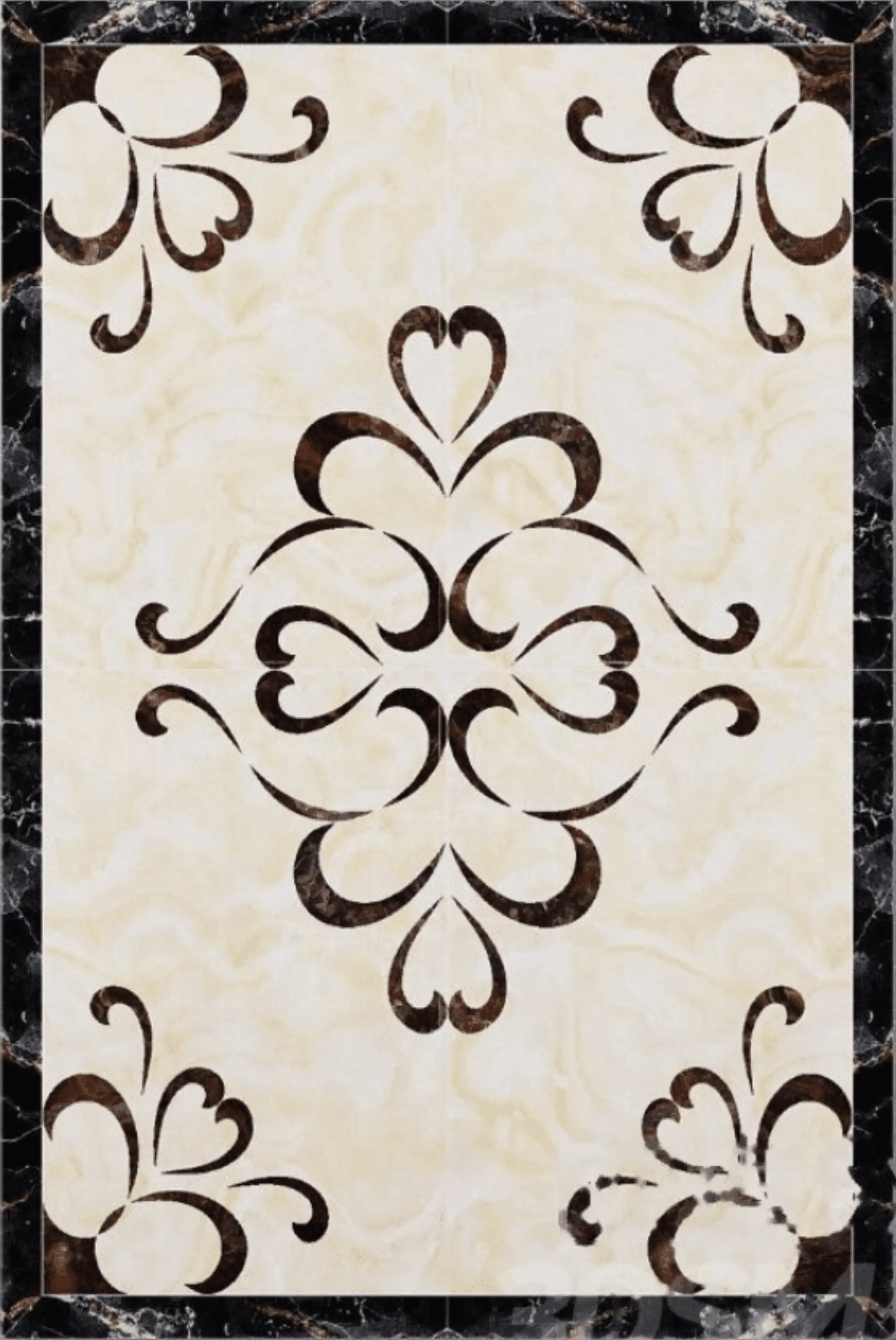 rectangular marble medallion 5