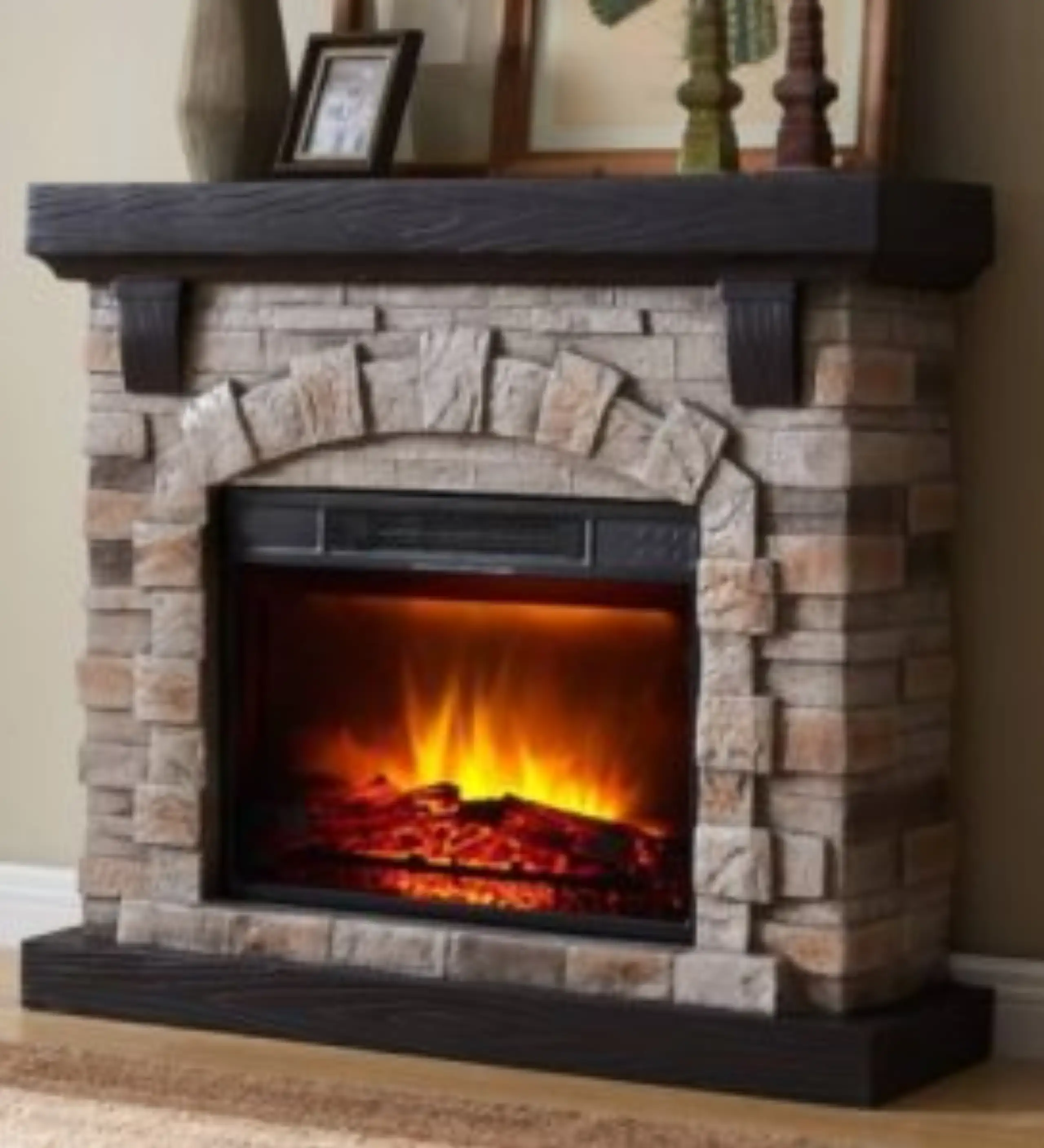 Faux Stone for Fireplace
