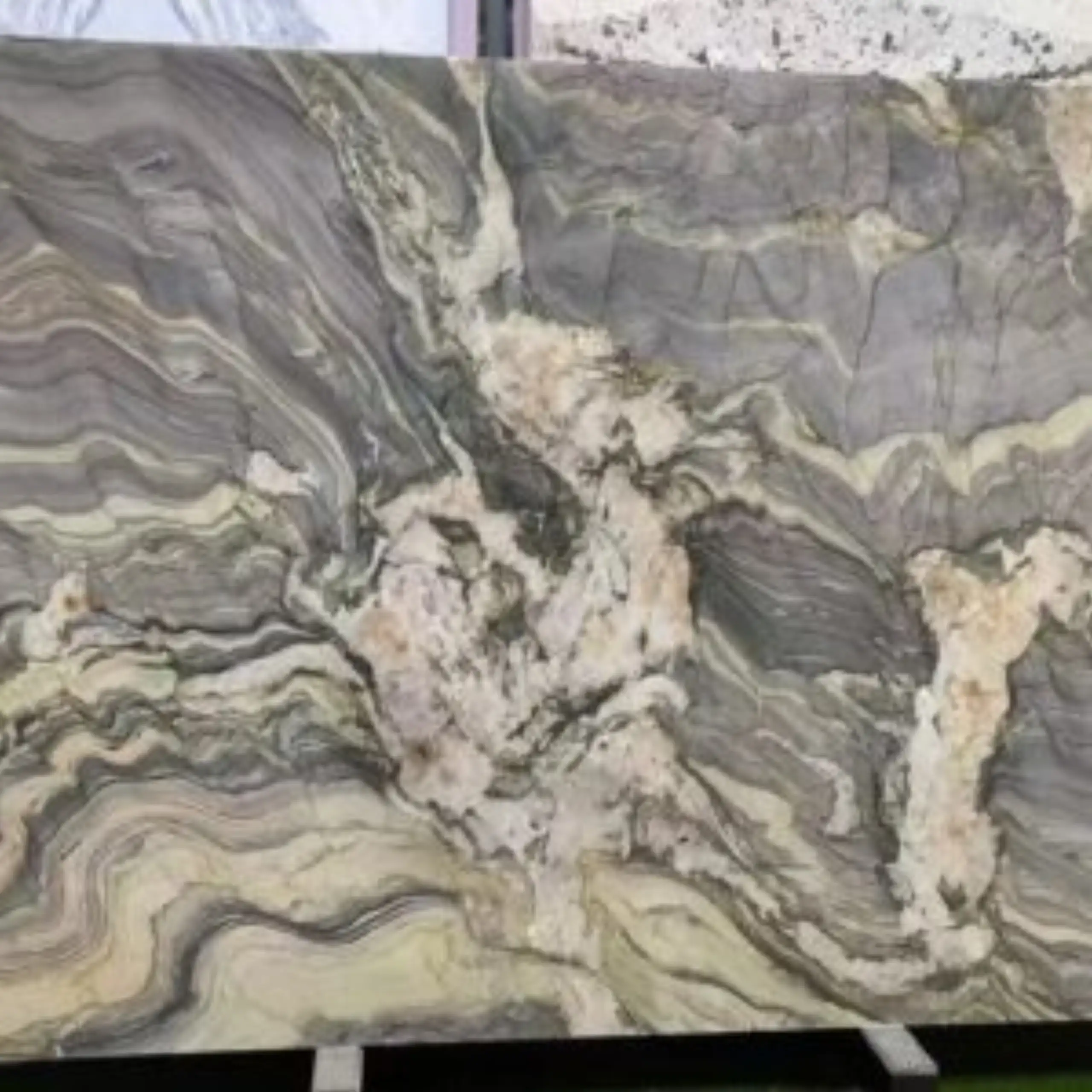 Fusion Blue Quartzite Slab1