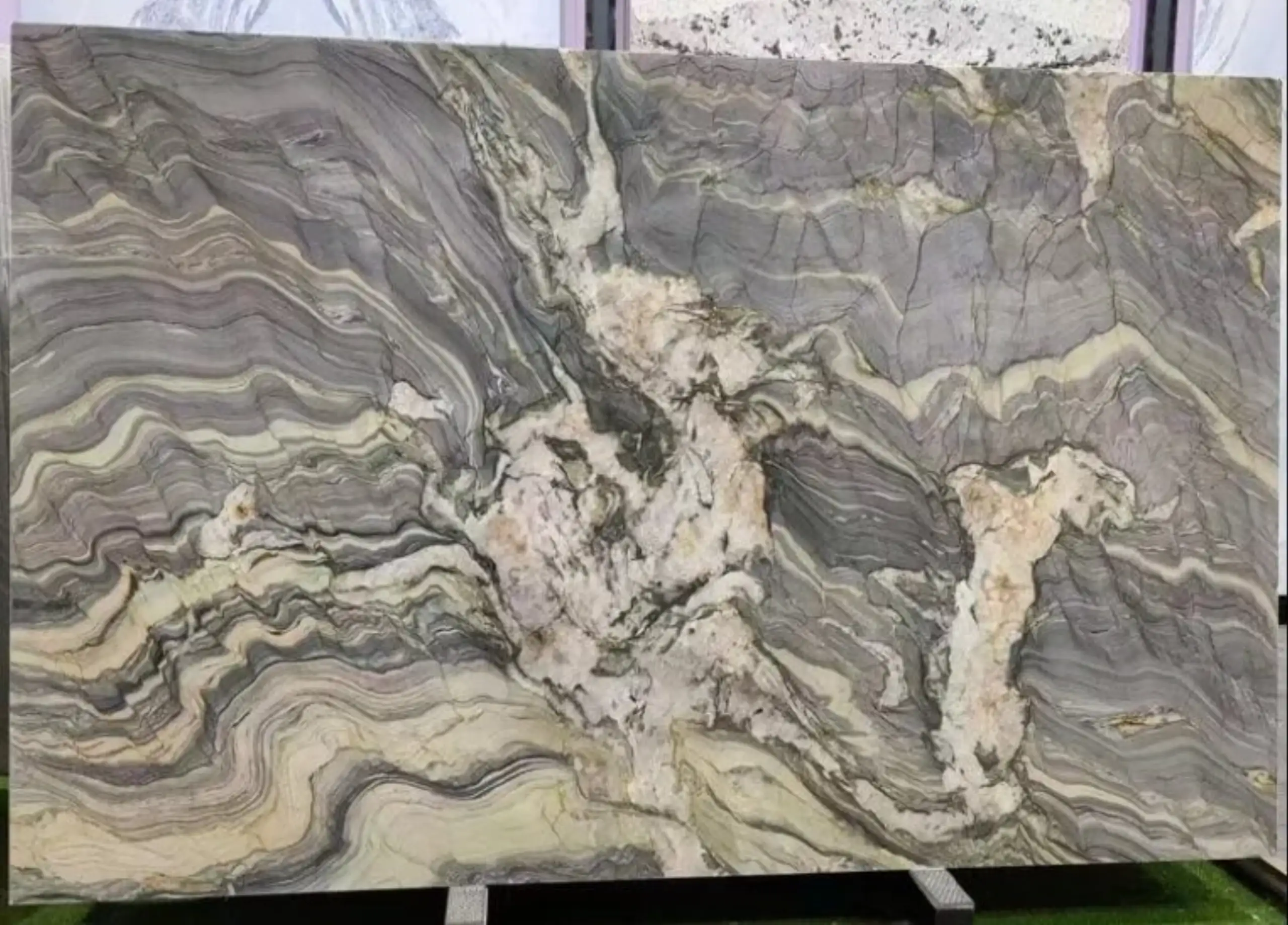 Fusion Blue Quartzite Slab1