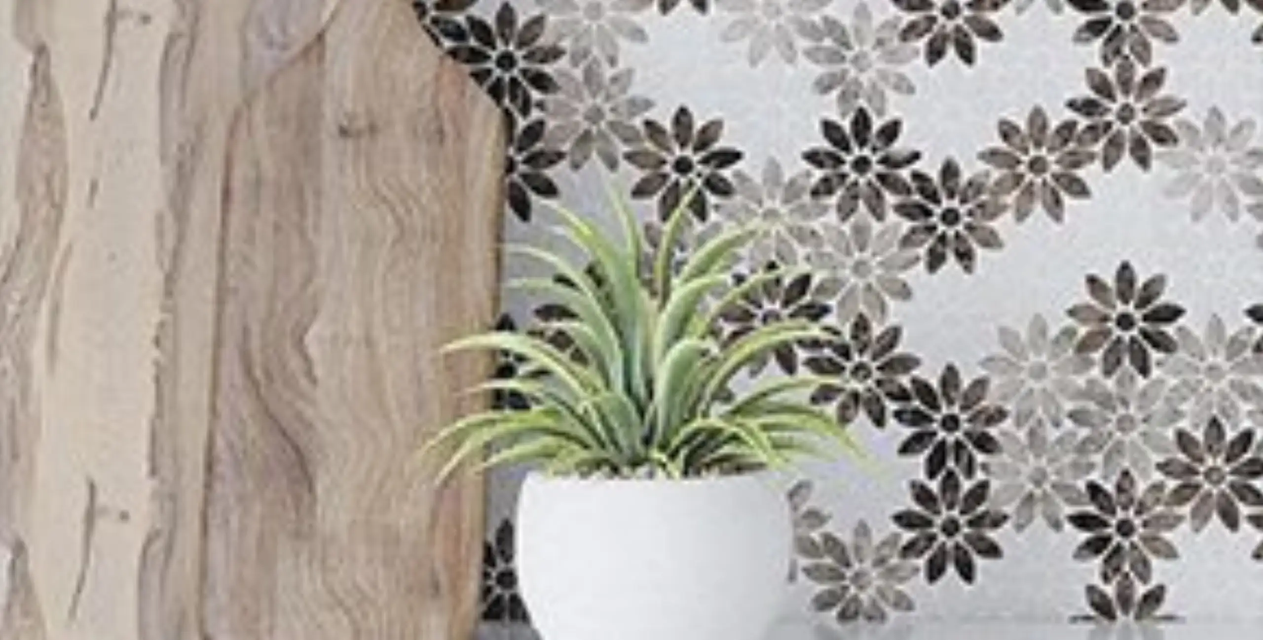 Marble Daisy Mosaic Tile4