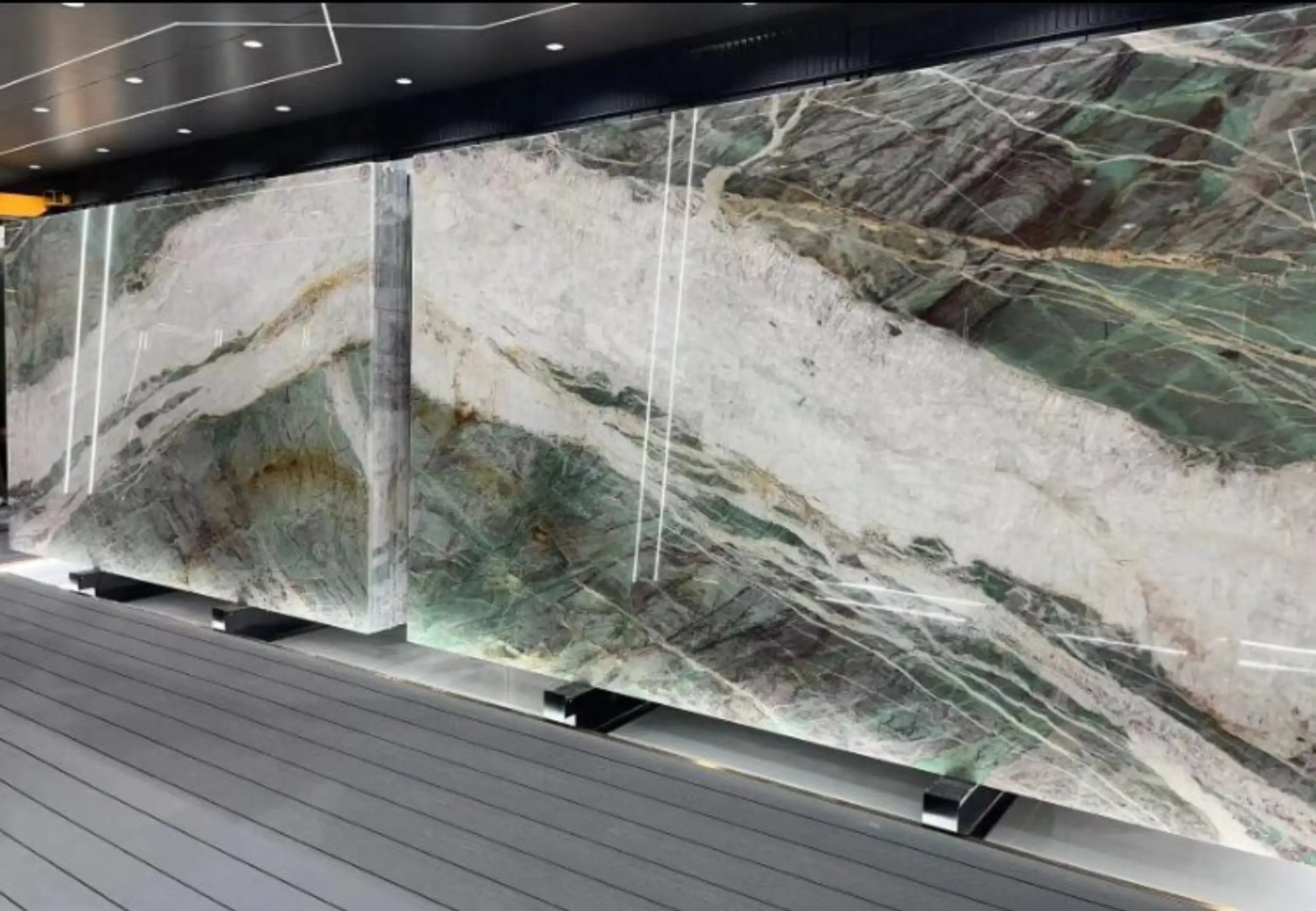 Tiffany Blue Quartzite Slab2