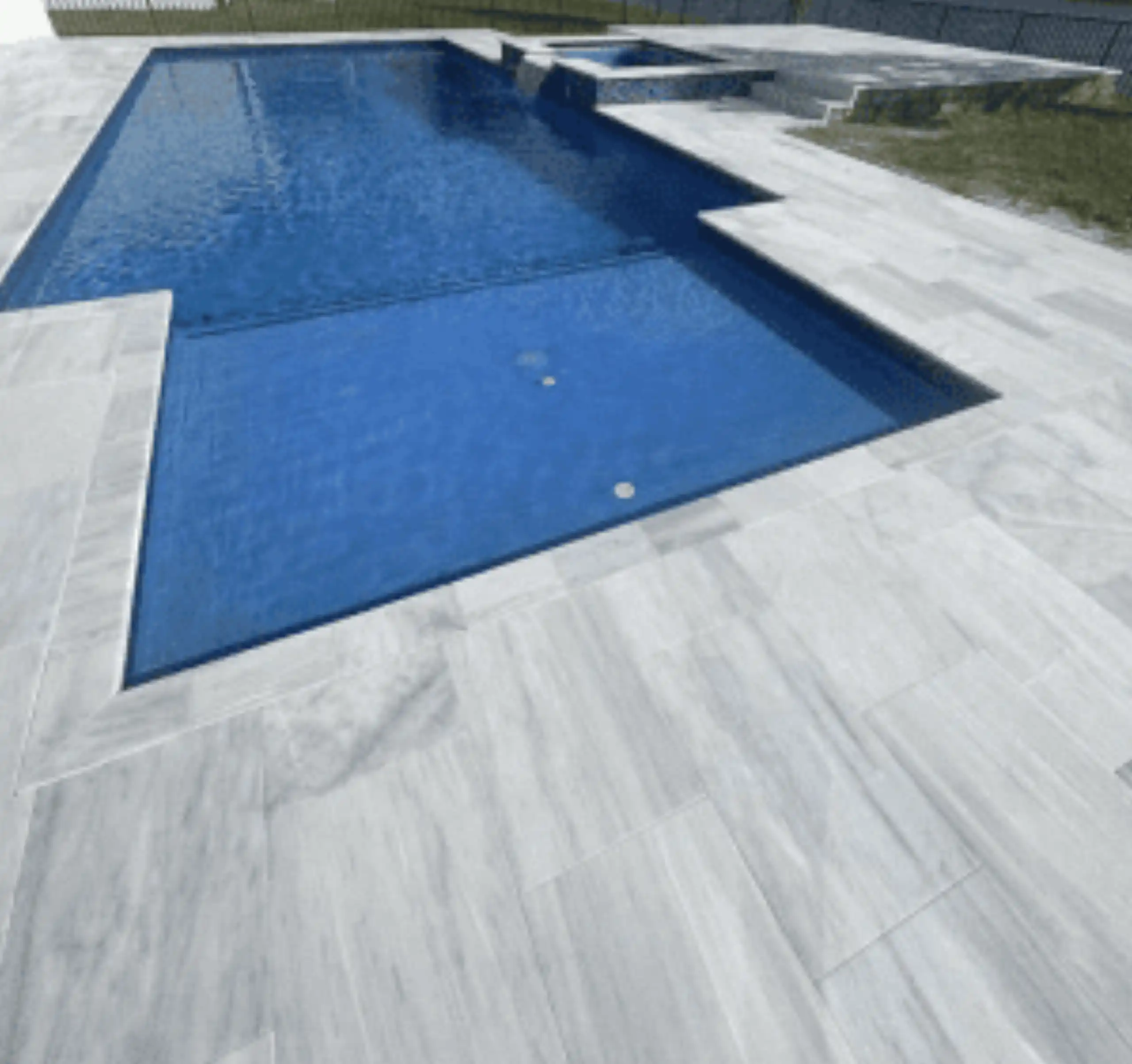Veined Marble with Solid Borders