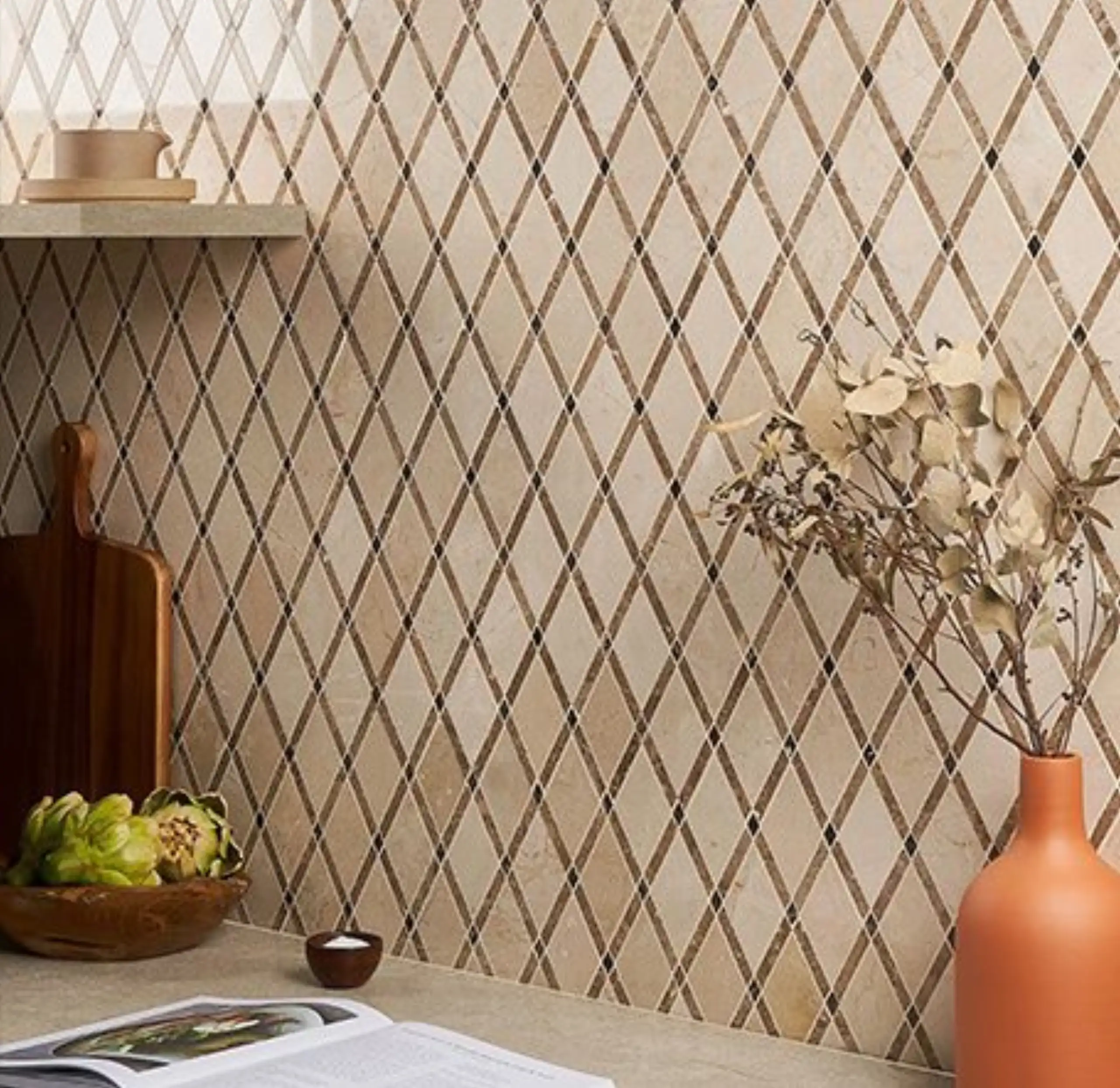 brown marble mosaic15