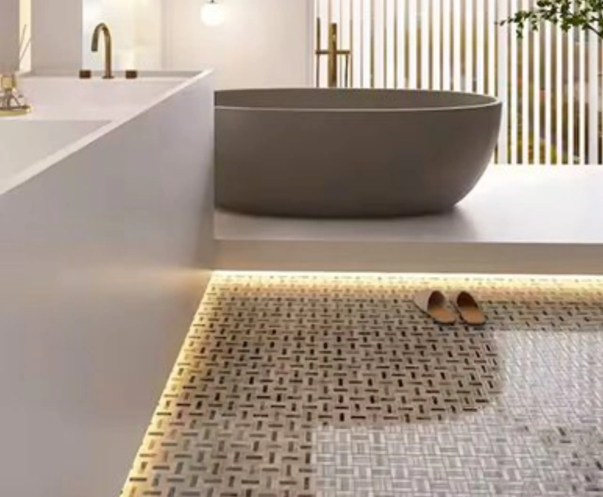 brown marble mosaic23