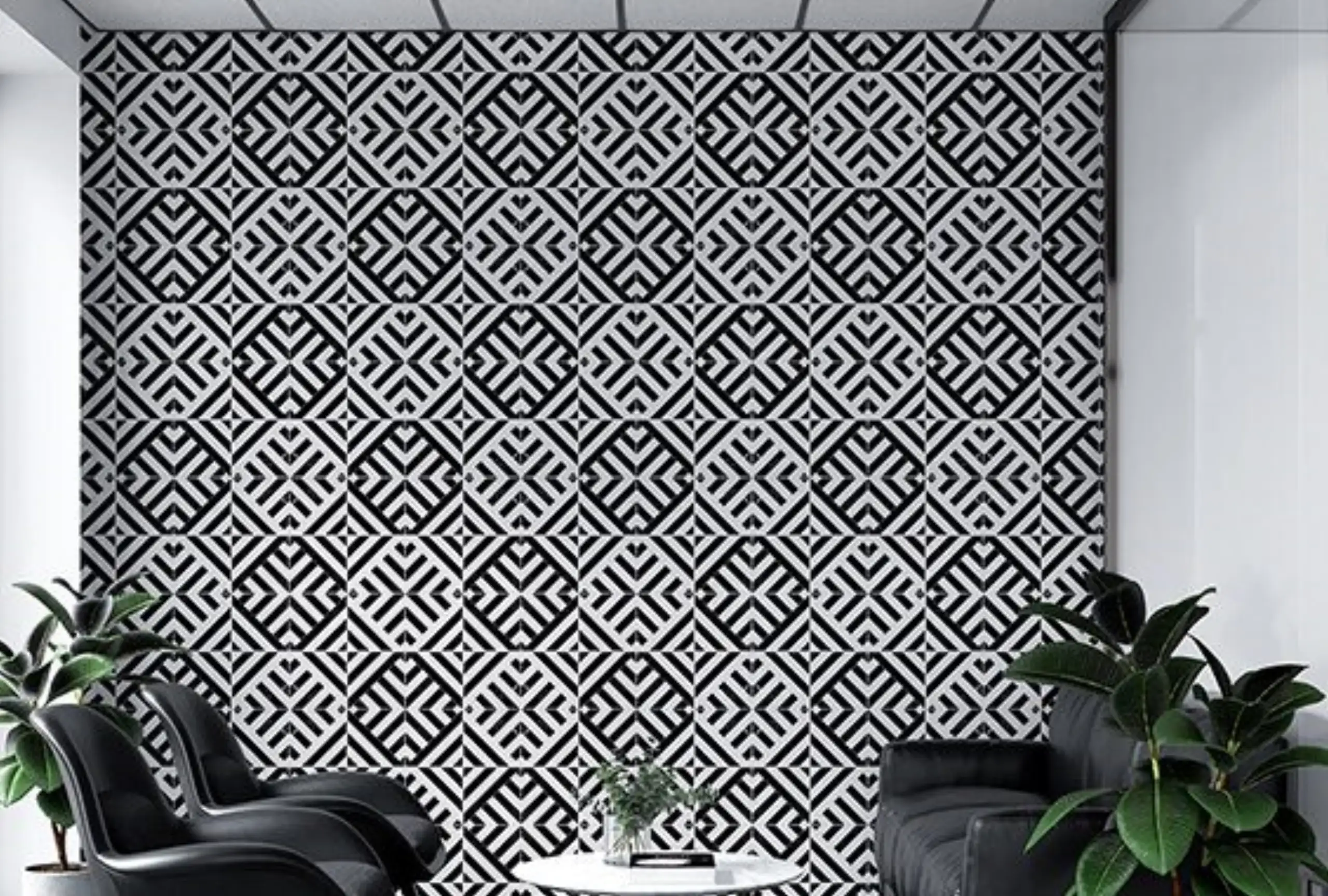 Black and White Marble Mosaic Tile13