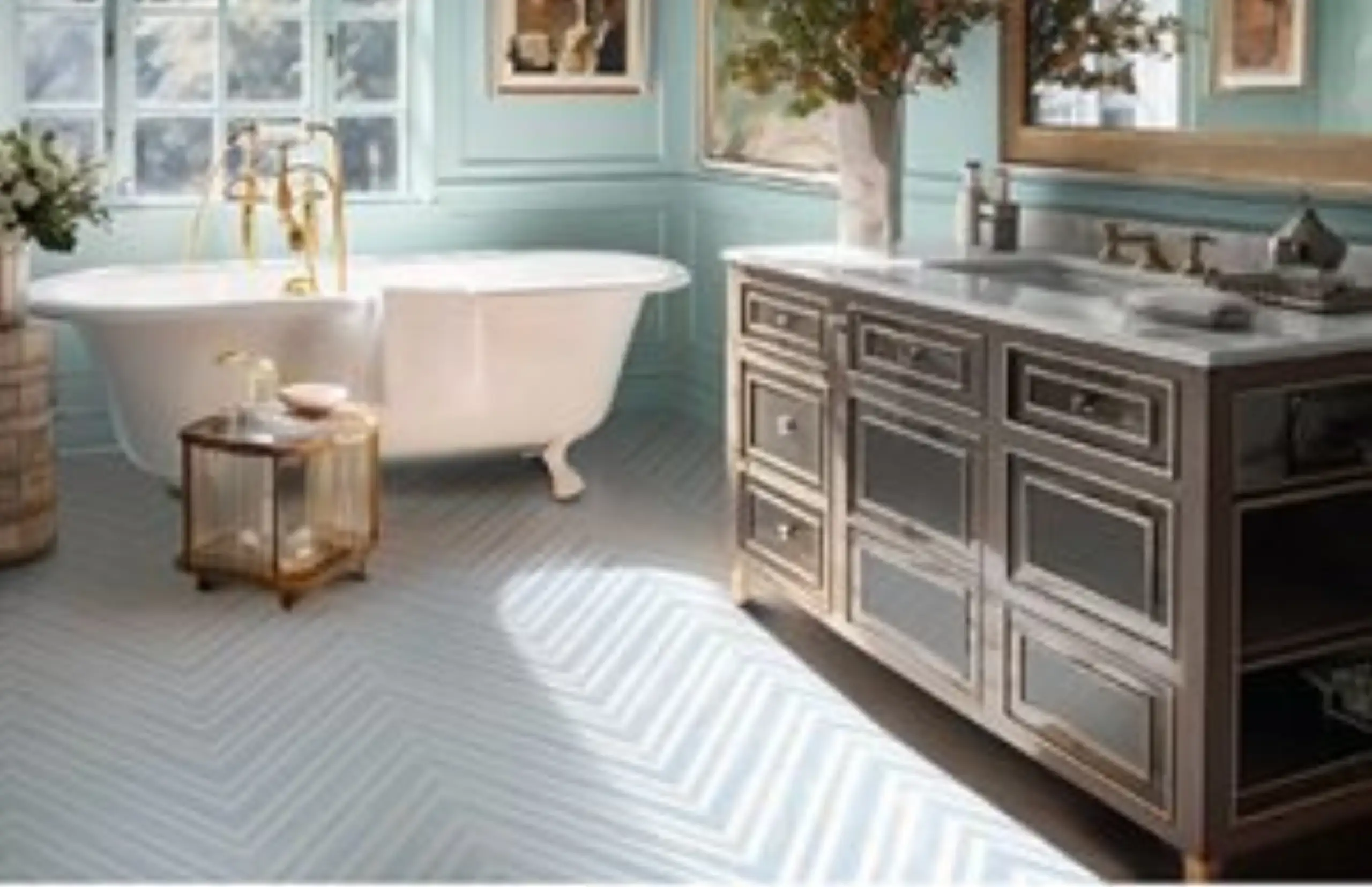 Blue Marble Mosaic Tile1