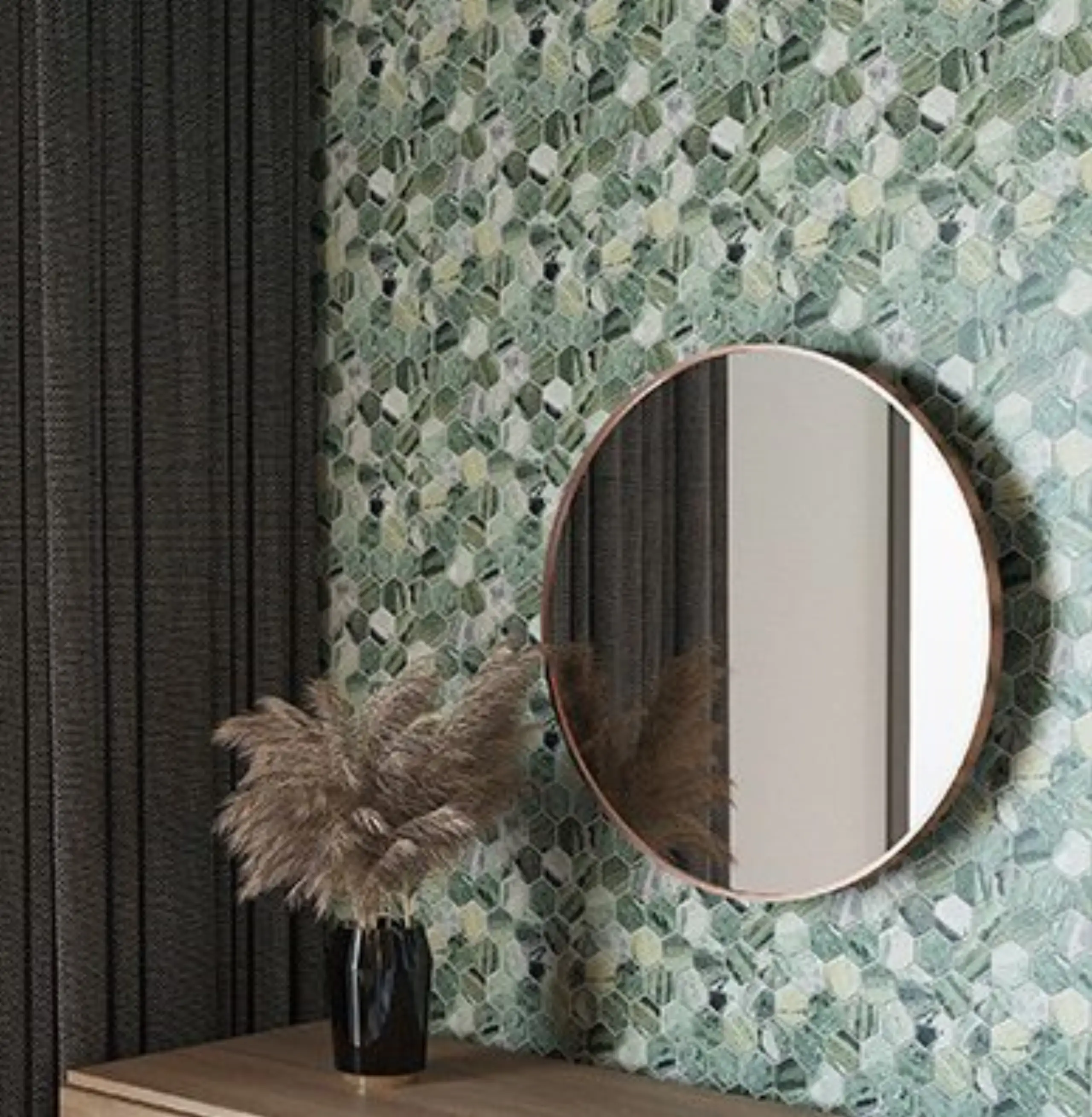 Green Marble Mosaic Tile12
