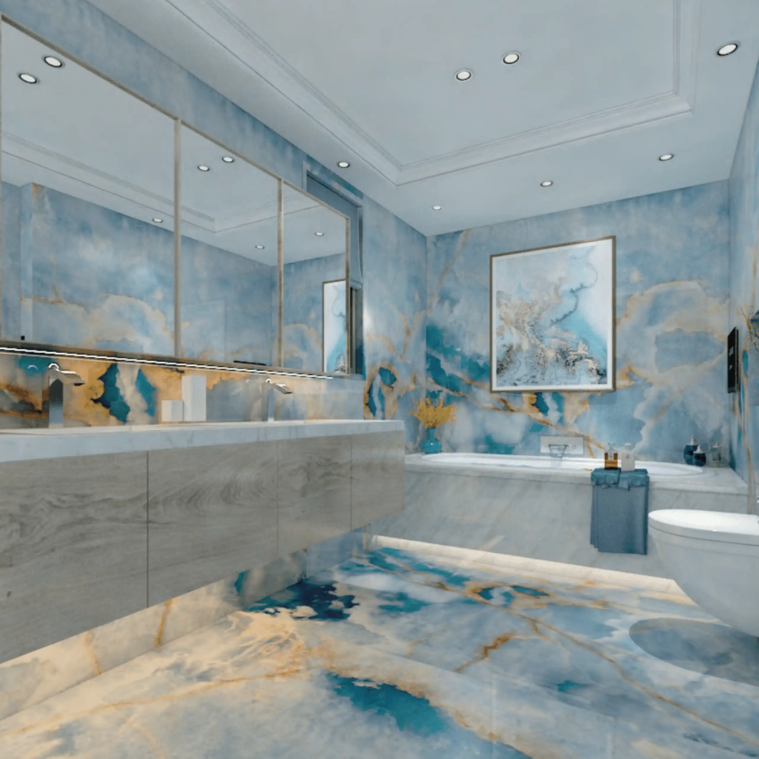 Marble Bathroom Sinks-1