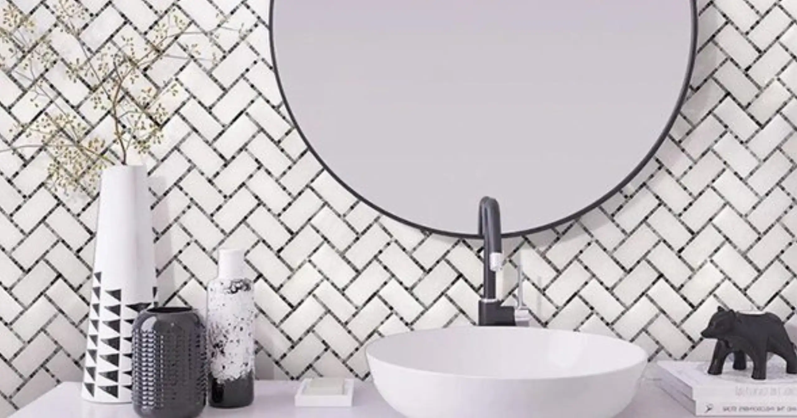Marble Daisy Mosaic Tile10