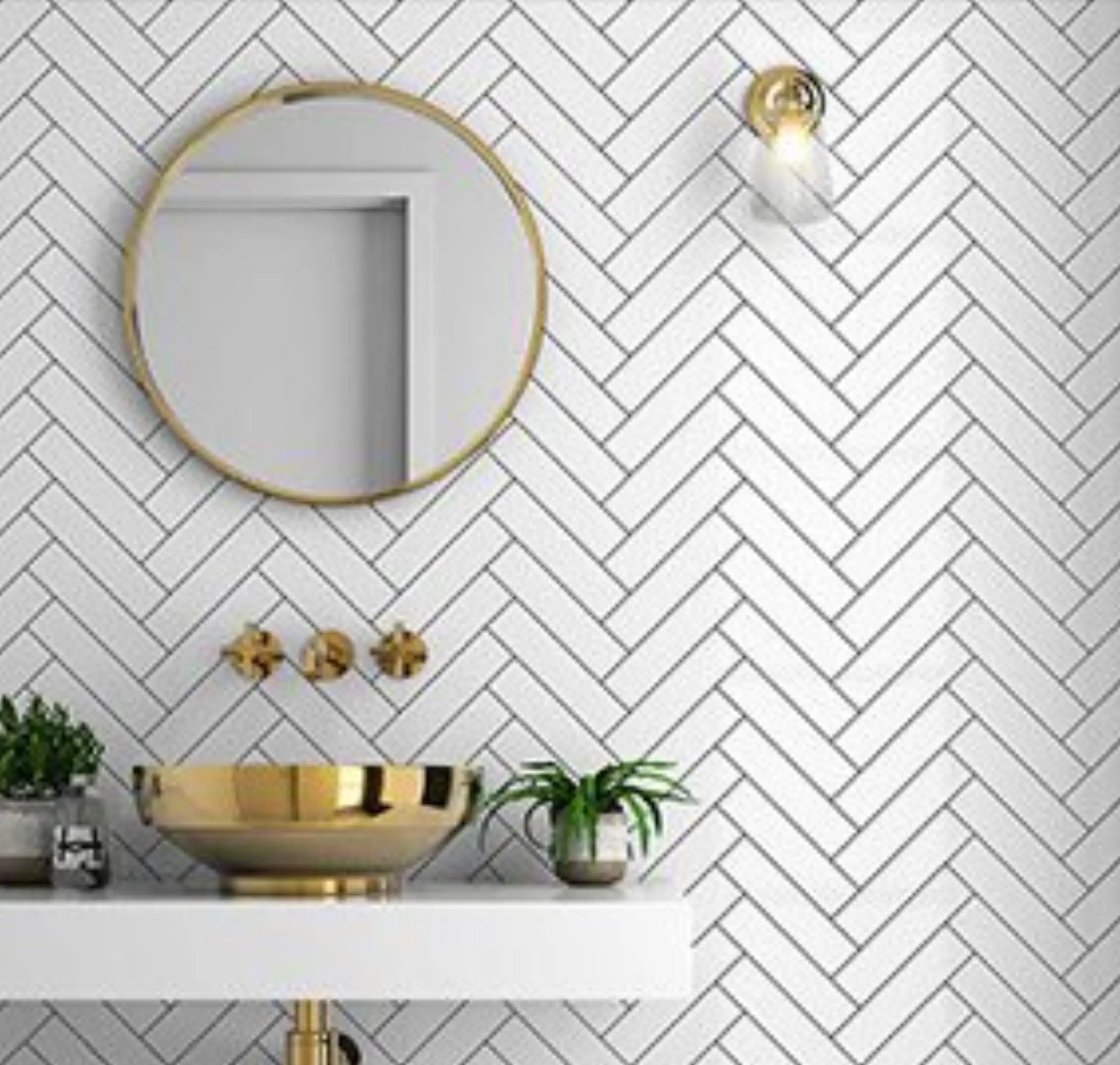 Marble Daisy Mosaic Tile26