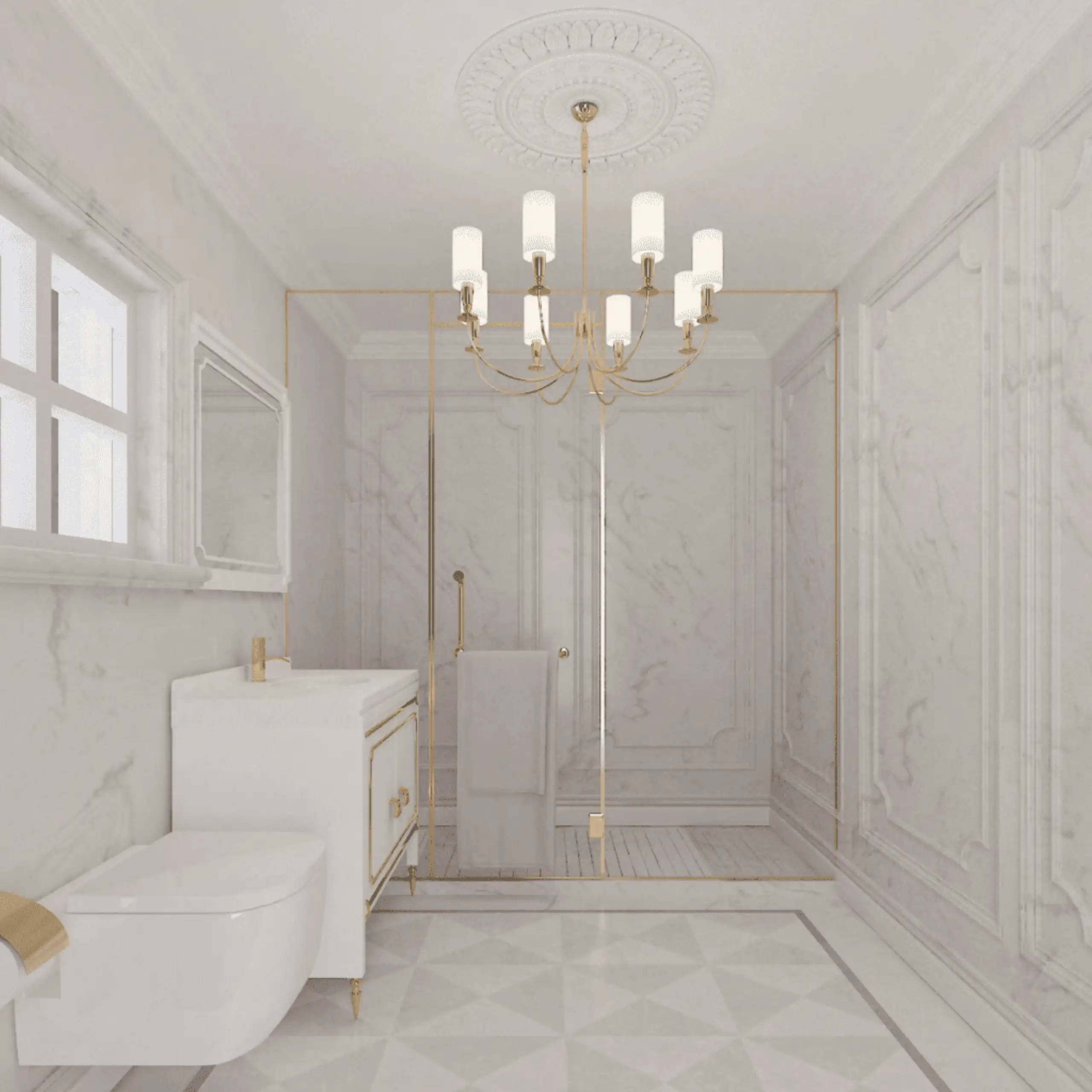 Marble sink