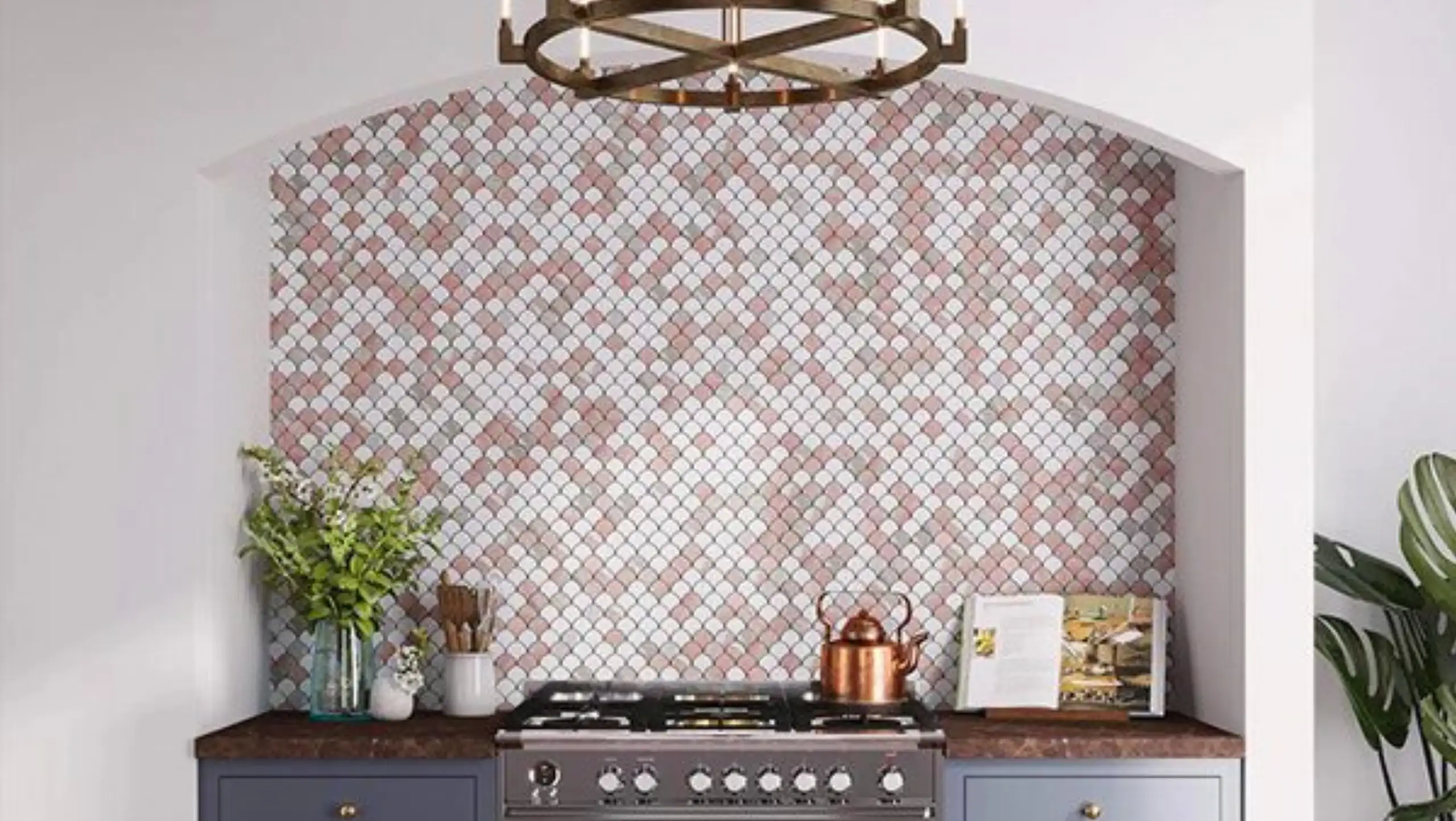 Pink Marble Mosaic Tile11