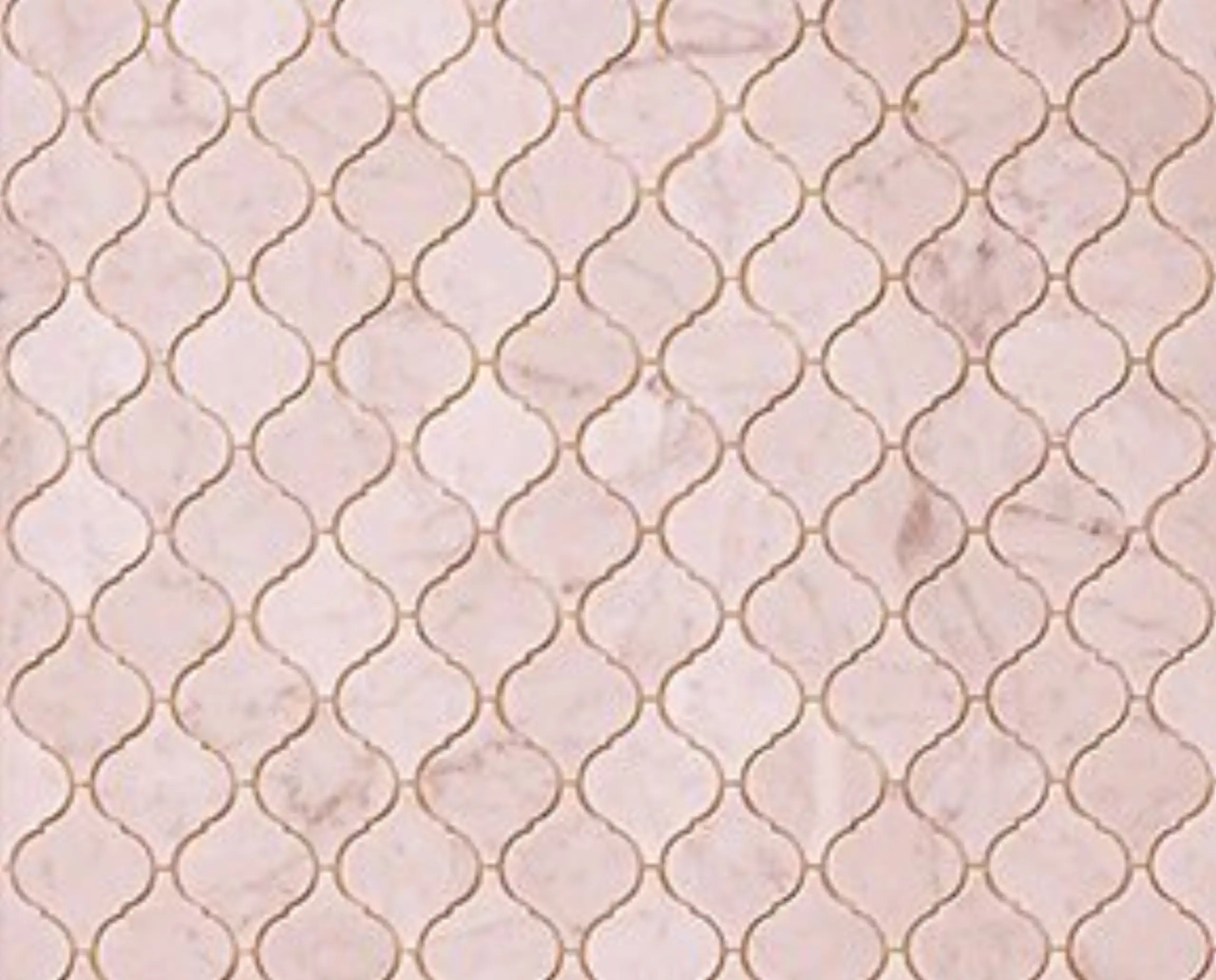 Pink Marble Mosaic Tile5