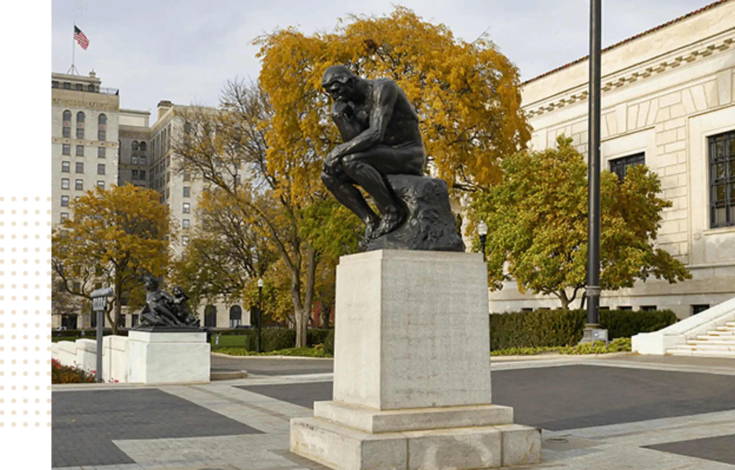 Thinking Man Stone Statue10